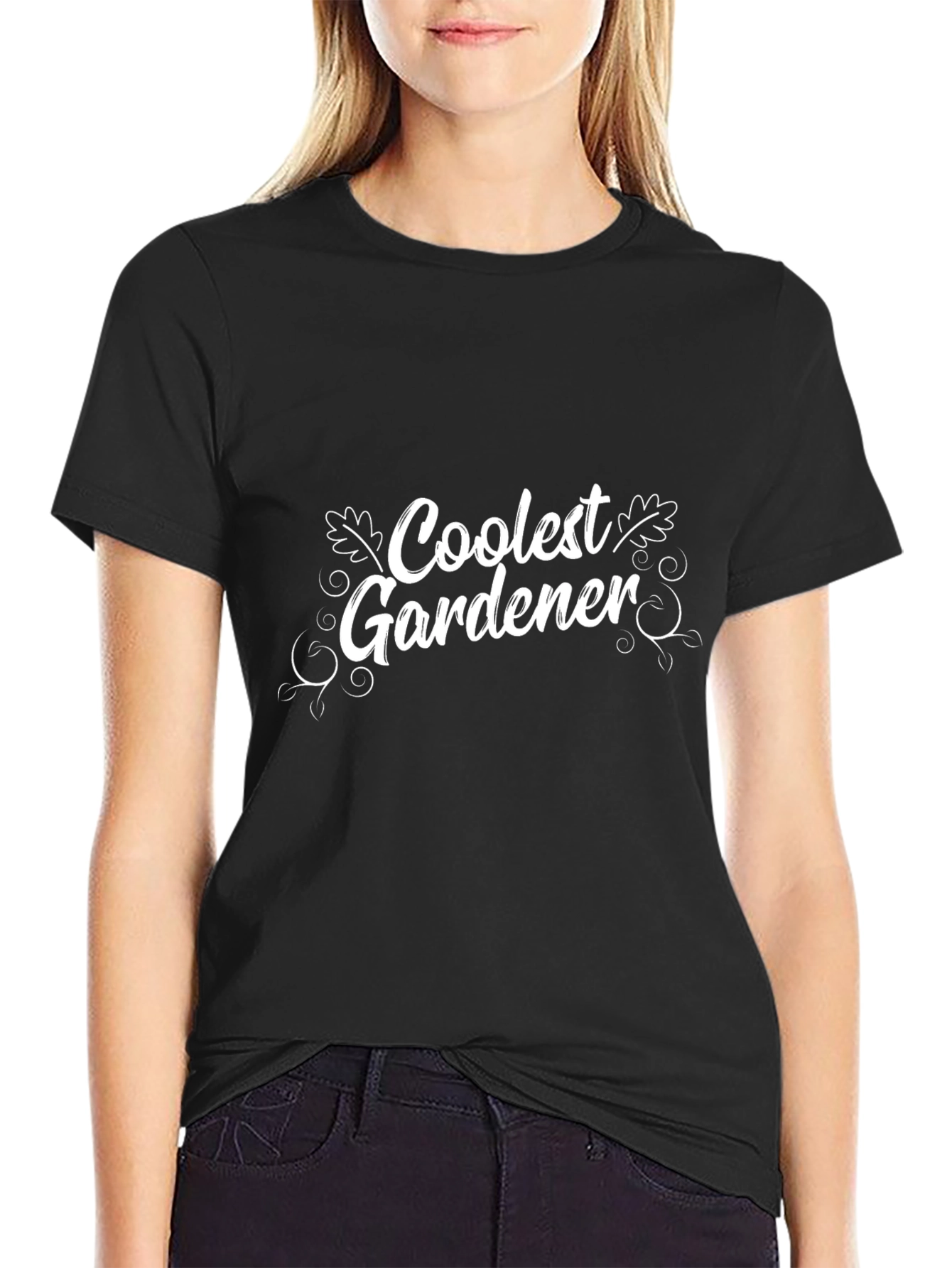 Coolest Gardener Black T-Shirt