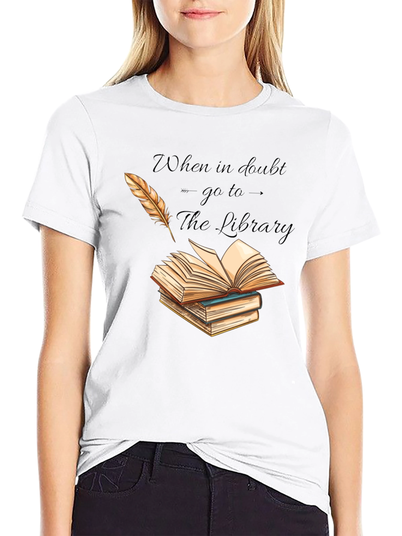 Library T-Shirt - Book Lover Tee