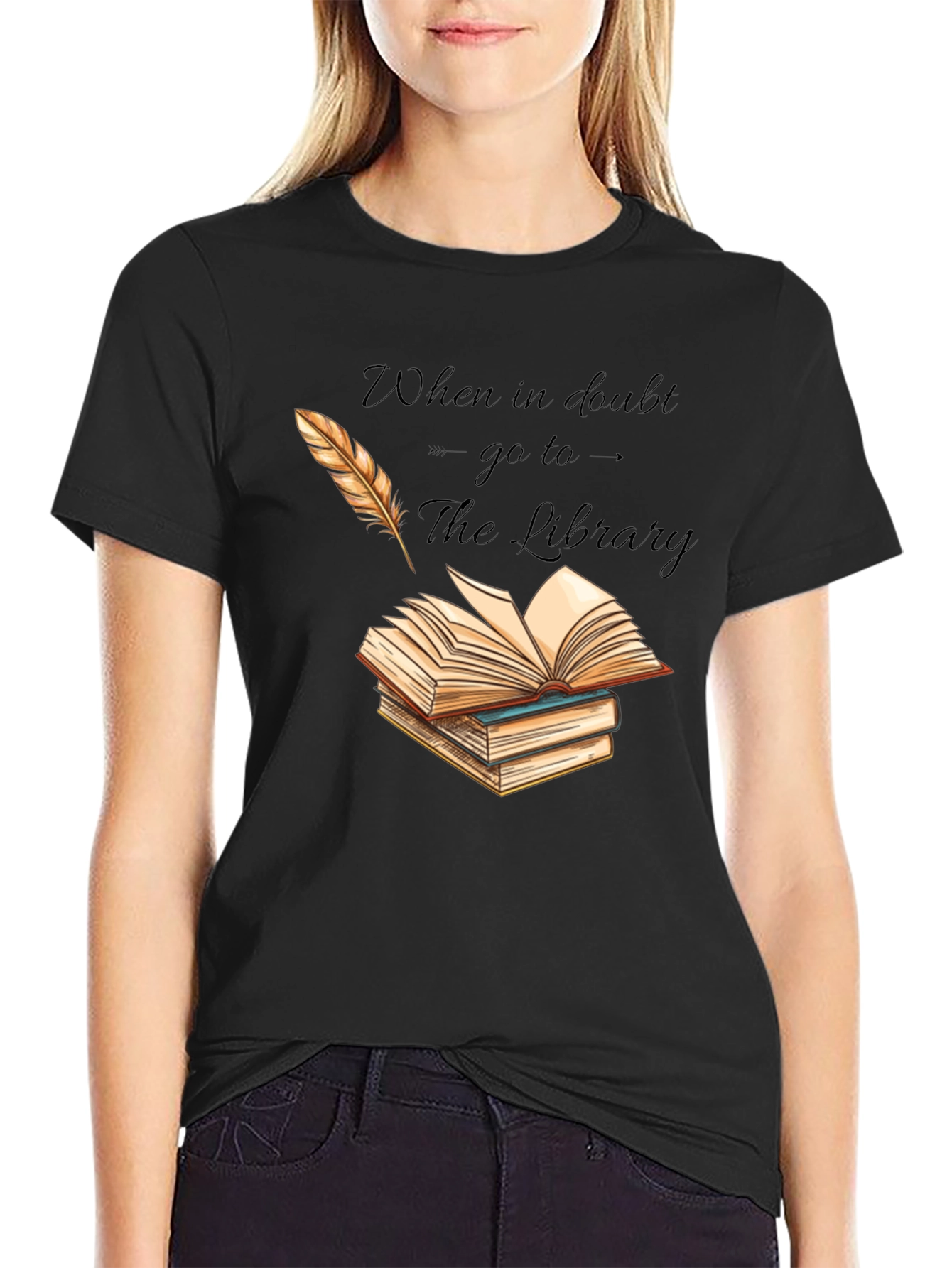 Library T-Shirt - Book Lover Tee