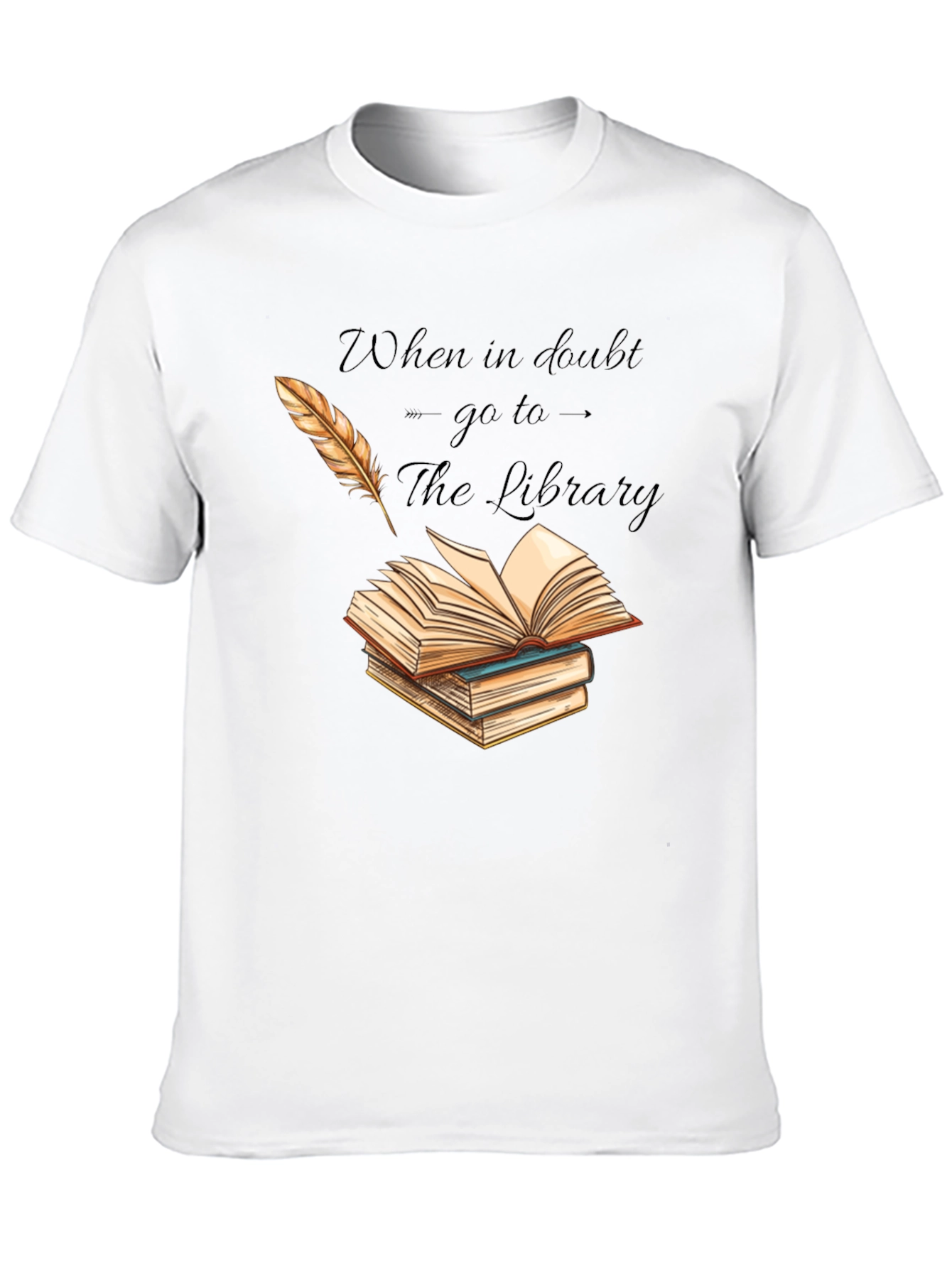 Library T-Shirt - Book Lover Tee