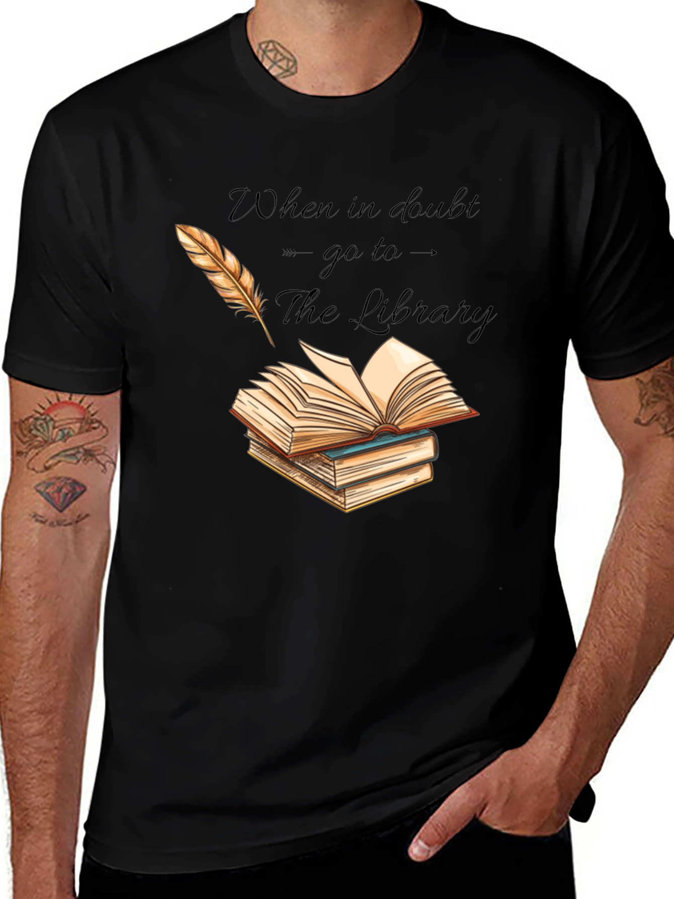 Library T-Shirt - Book Lover Tee
