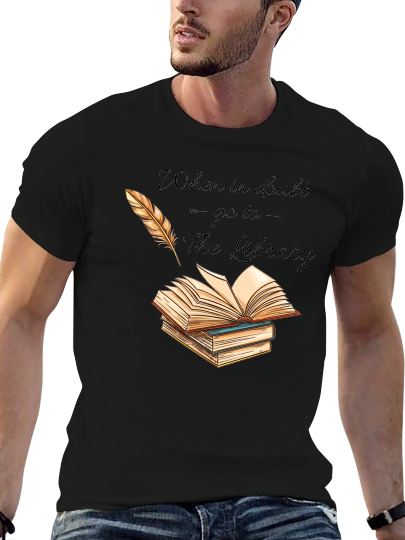 Library T-Shirt - Book Lover Tee