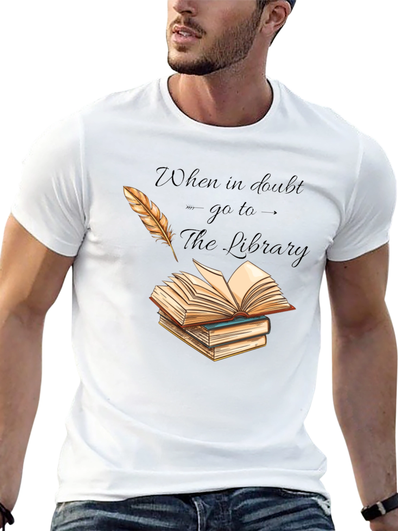 Library T-Shirt - Book Lover Tee