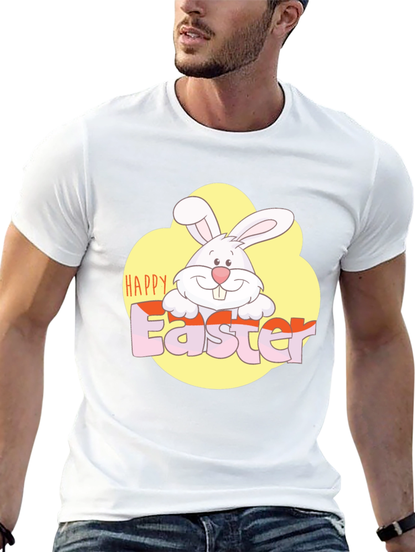 Happy Easter Bunny T-Shirt - Cute Holiday Tee
