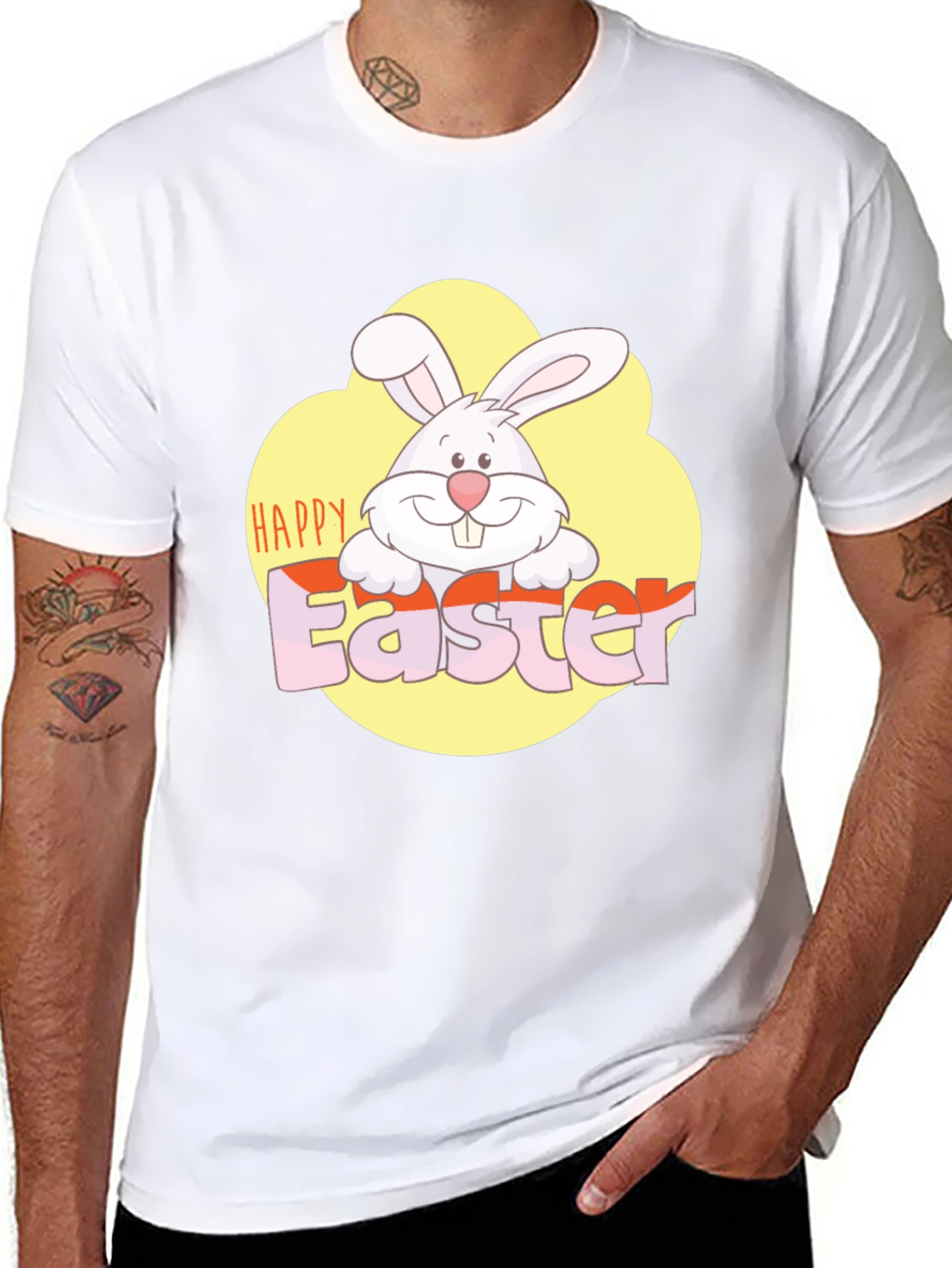 Happy Easter Bunny T-Shirt - Cute Holiday Tee