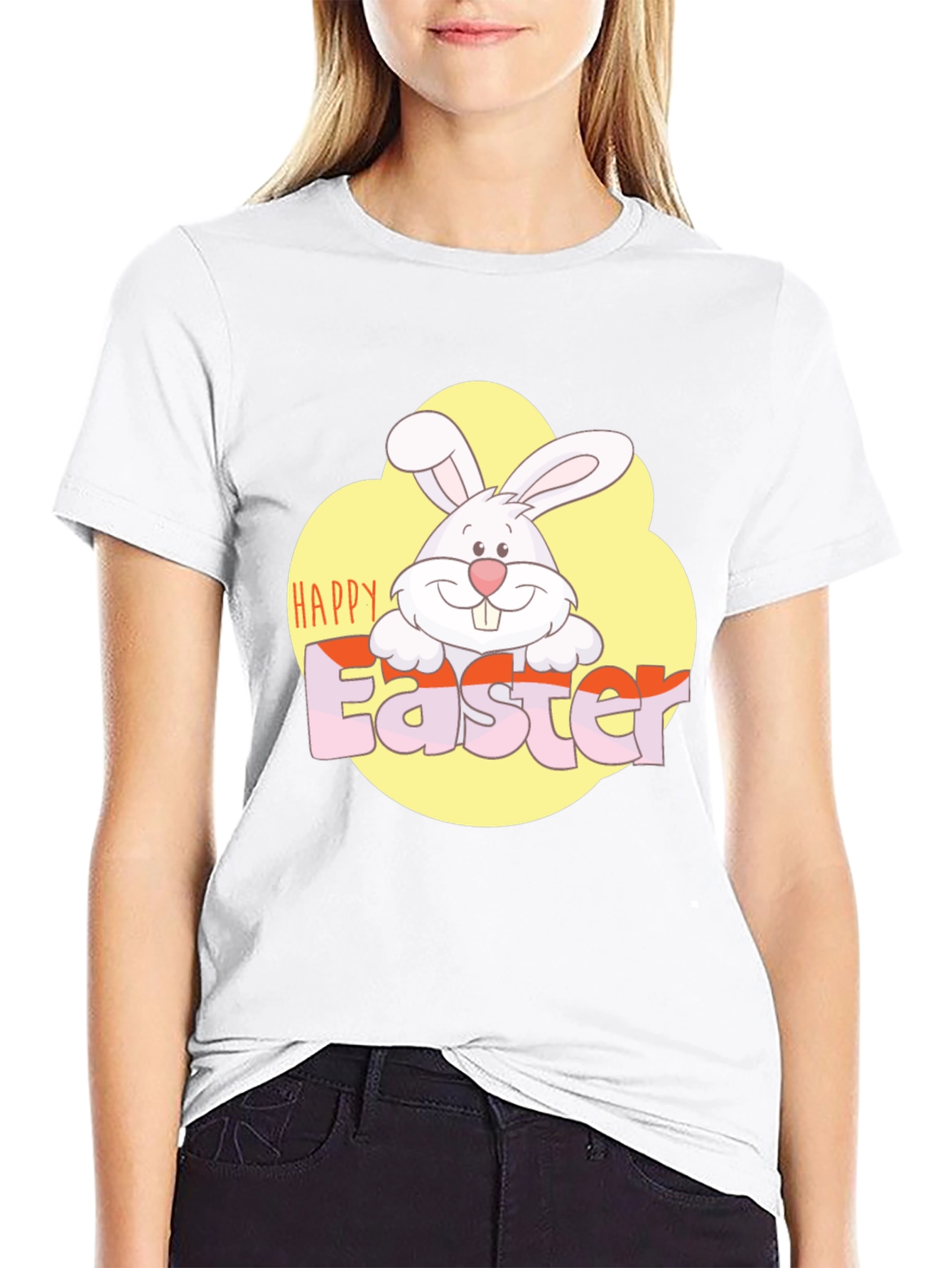 Happy Easter Bunny T-Shirt - Cute Holiday Tee