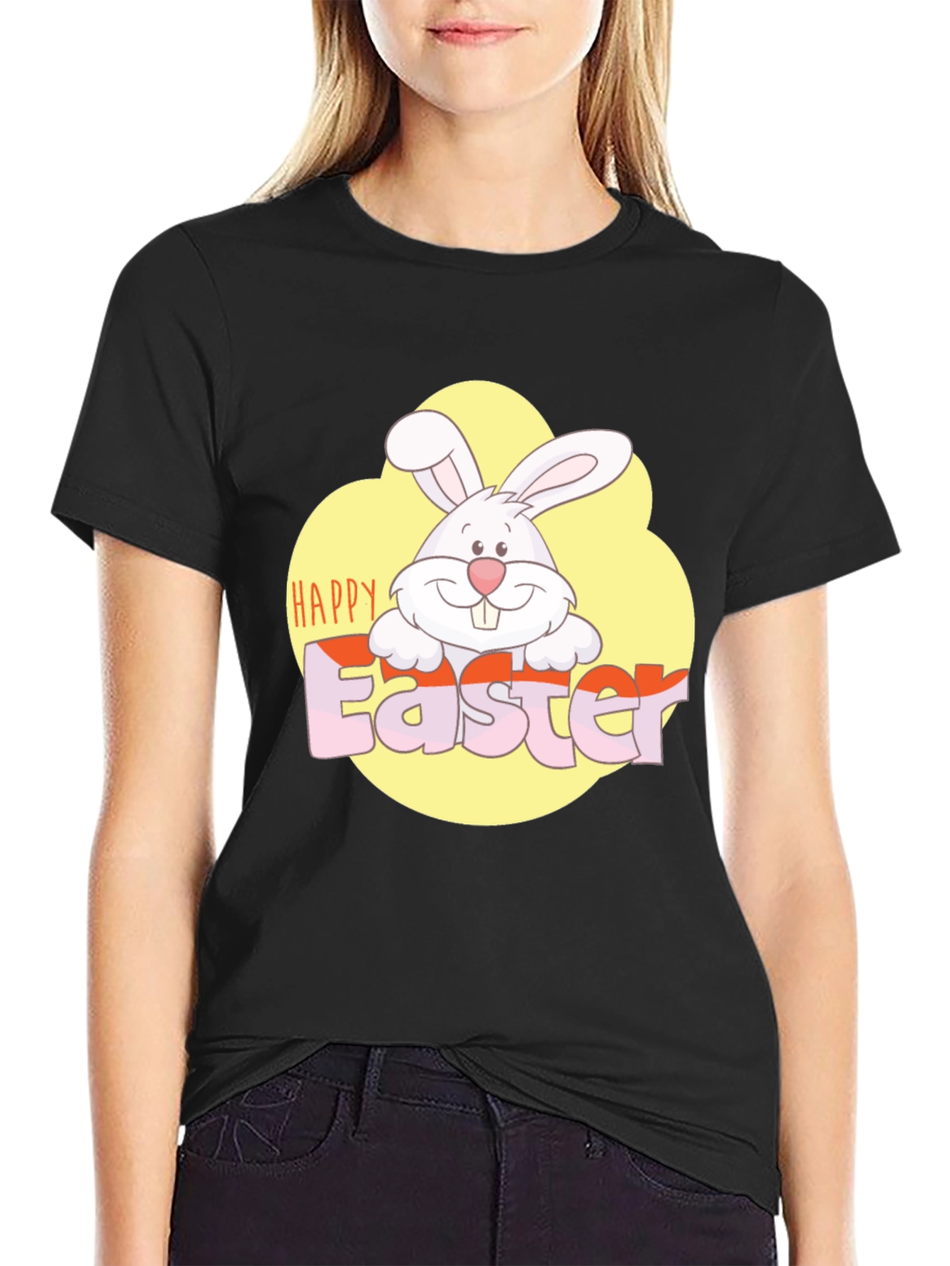Happy Easter Bunny T-Shirt - Cute Holiday Tee