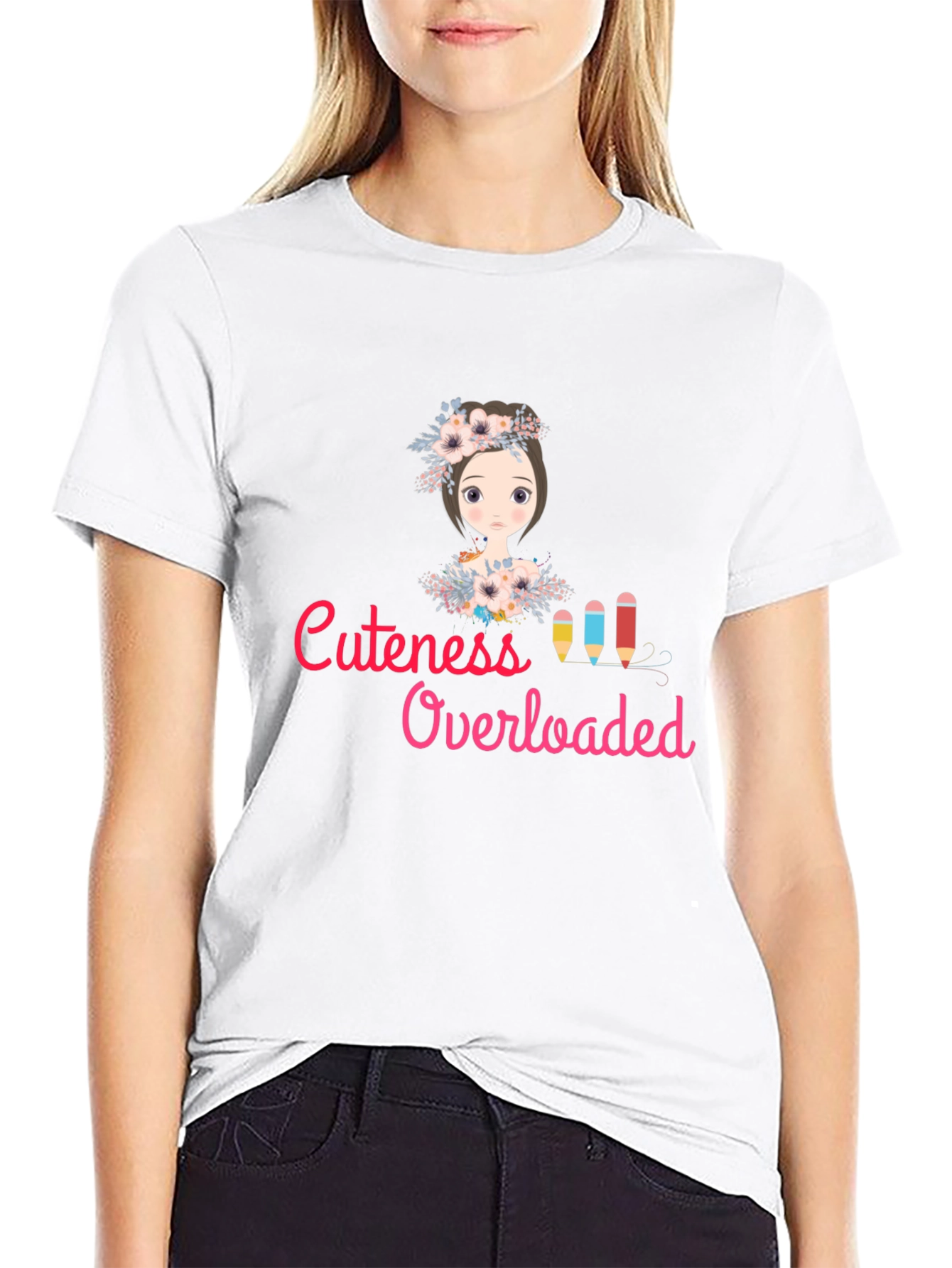 Cute Cuteness Overloaded Graphic T-Shirt