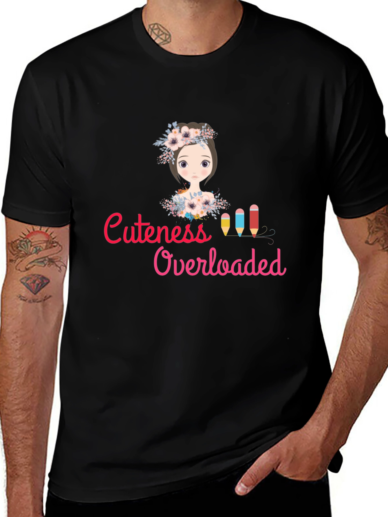Cute Cuteness Overloaded Graphic T-Shirt