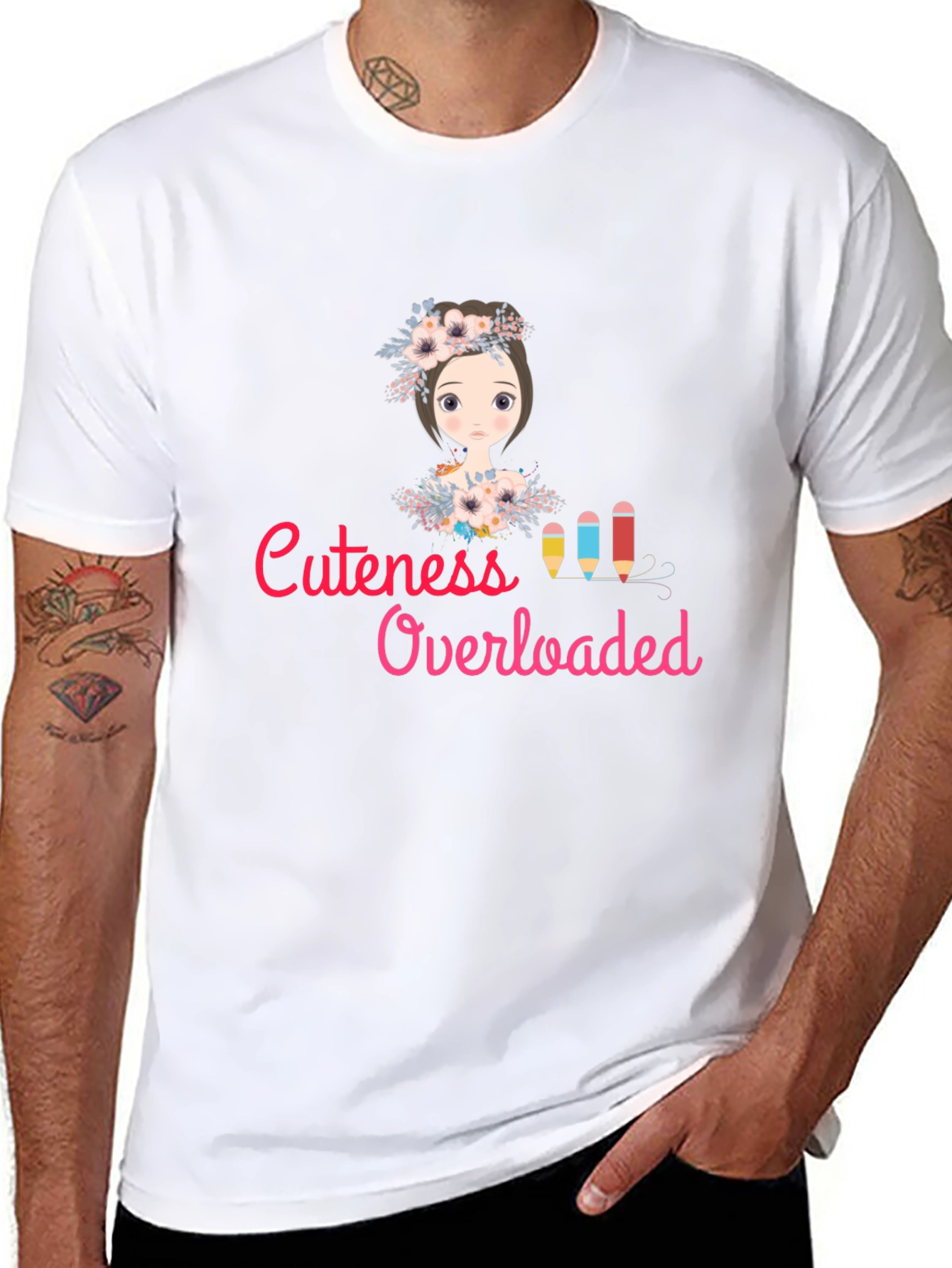 Cute Cuteness Overloaded Graphic T-Shirt