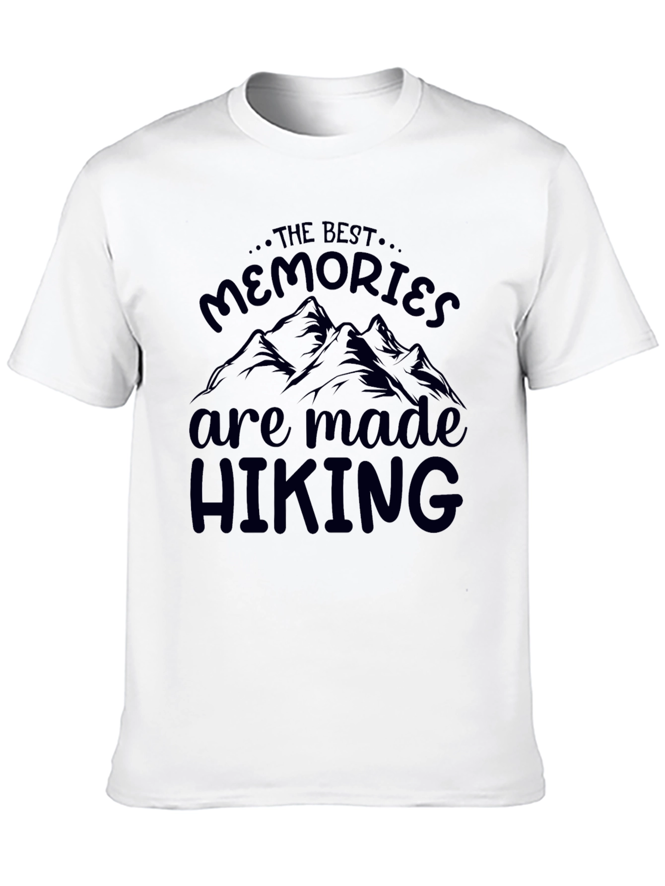 Hiking Memories T-Shirt - Mountain Design