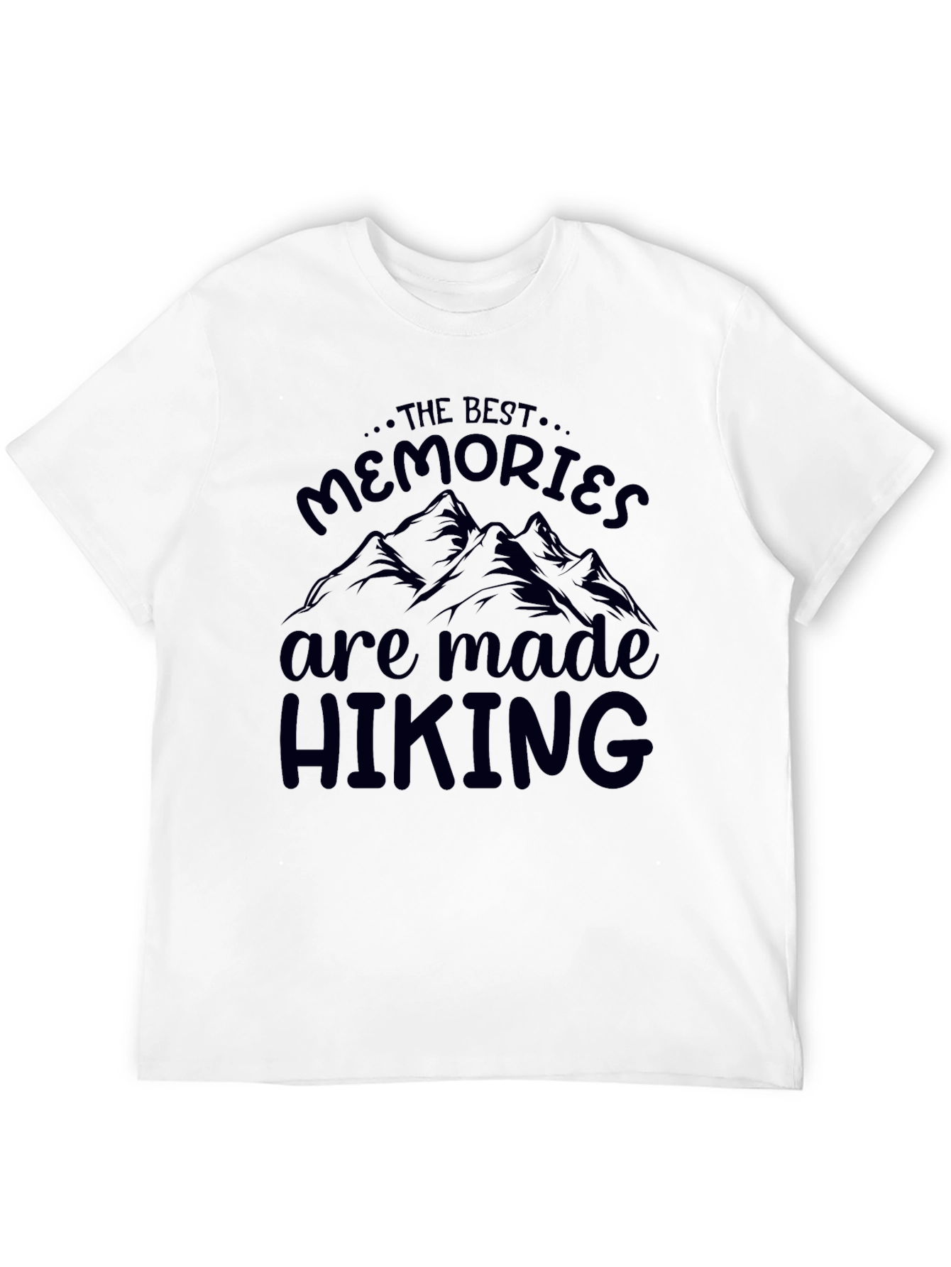 Hiking Memories T-Shirt - Mountain Design