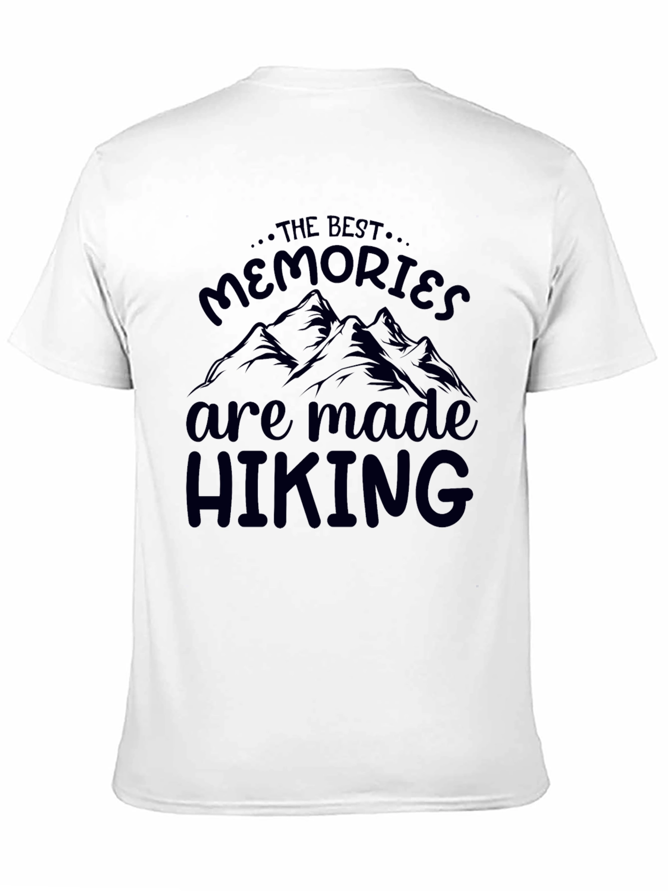 Hiking Memories T-Shirt - Mountain Design
