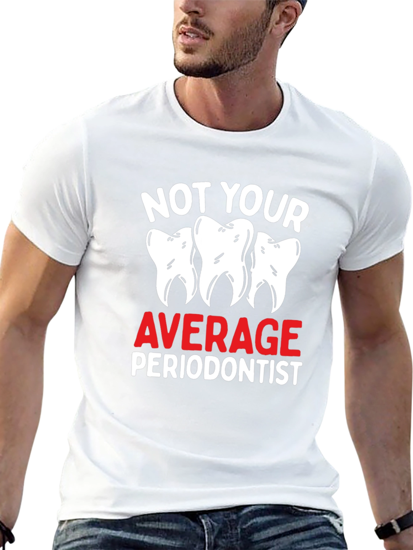 Not Your Average Periodontist Black T-Shirt