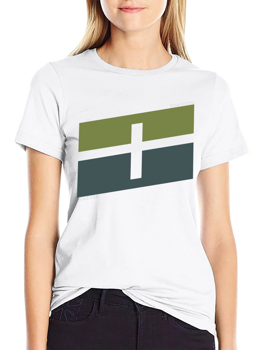 Minimalist Graphic Tee - Plus Sign Design