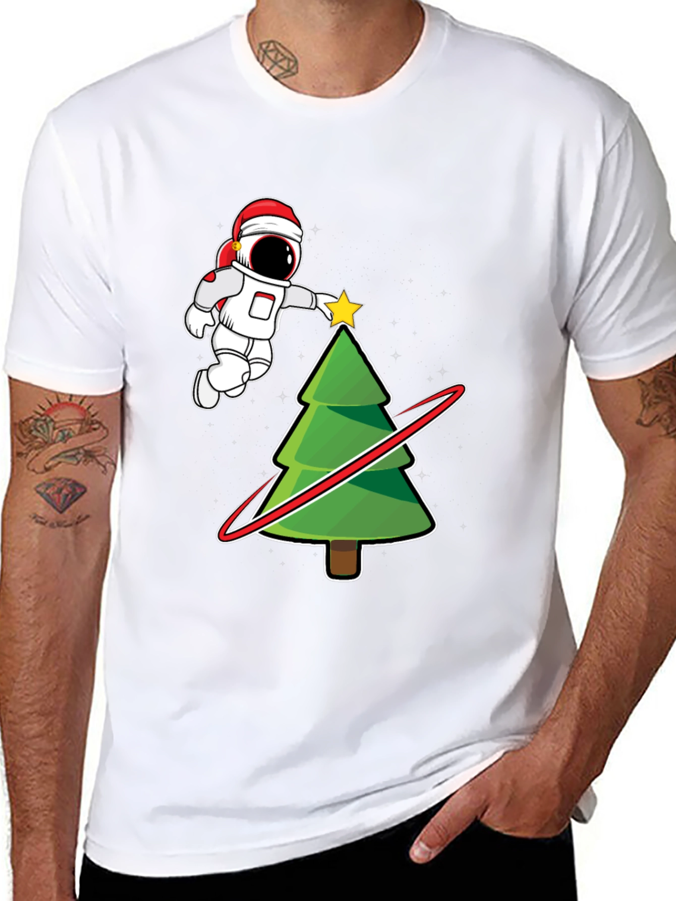 Christmas Astronaut T-Shirt