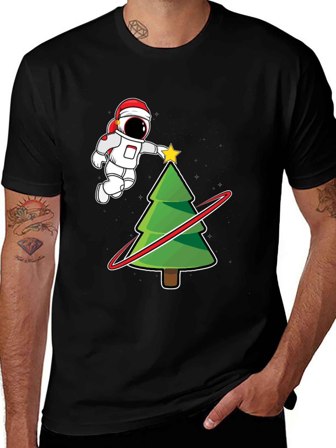 Christmas Astronaut T-Shirt