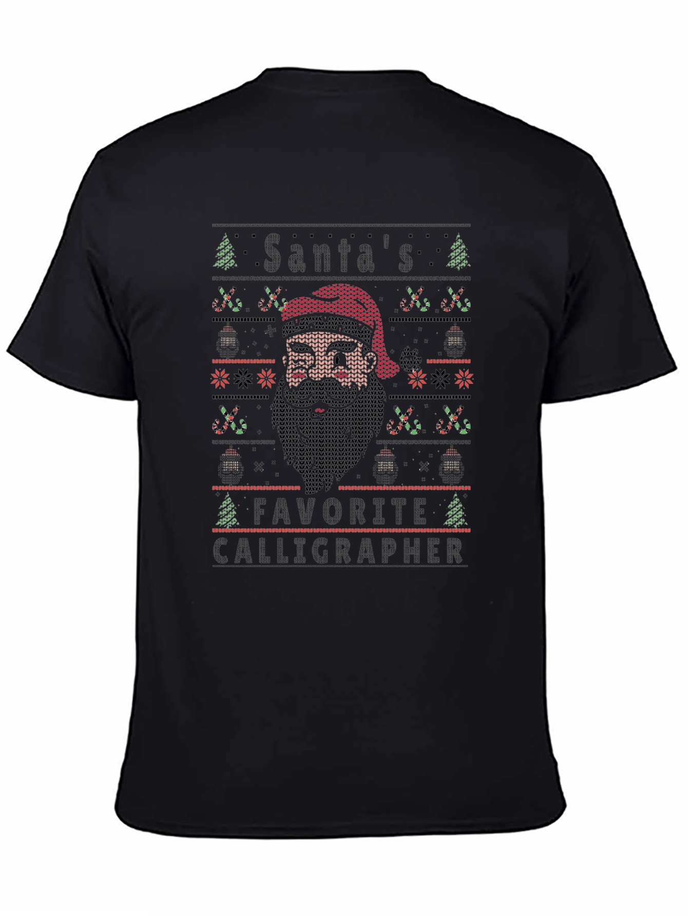 Santas Favorite Calligrapher Graphic Tee