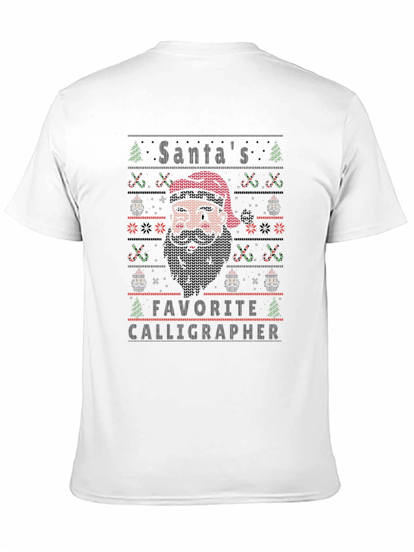 Santas Favorite Calligrapher Graphic Tee