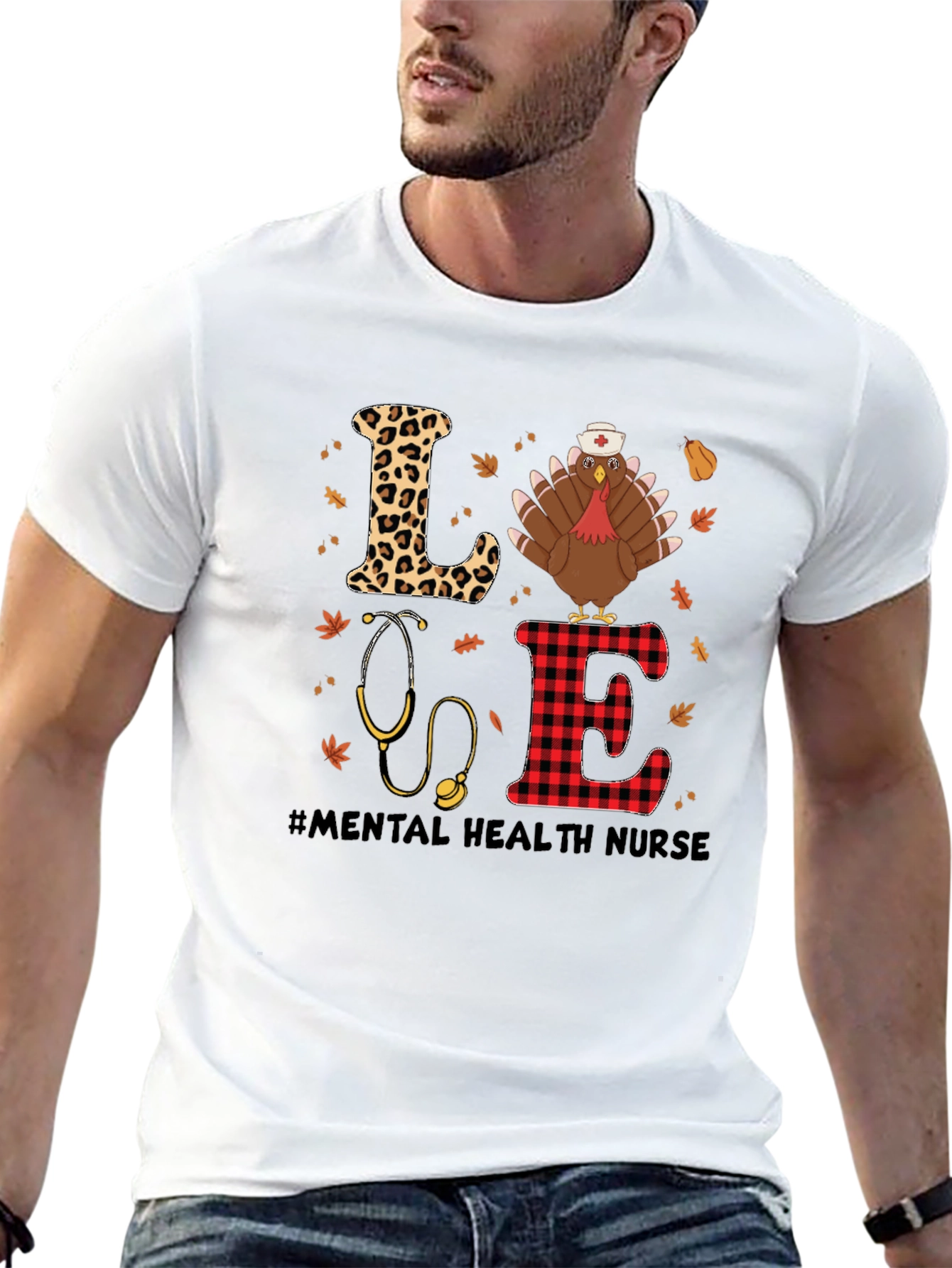Mental Health Nurse Thanksgiving T-Shirt
