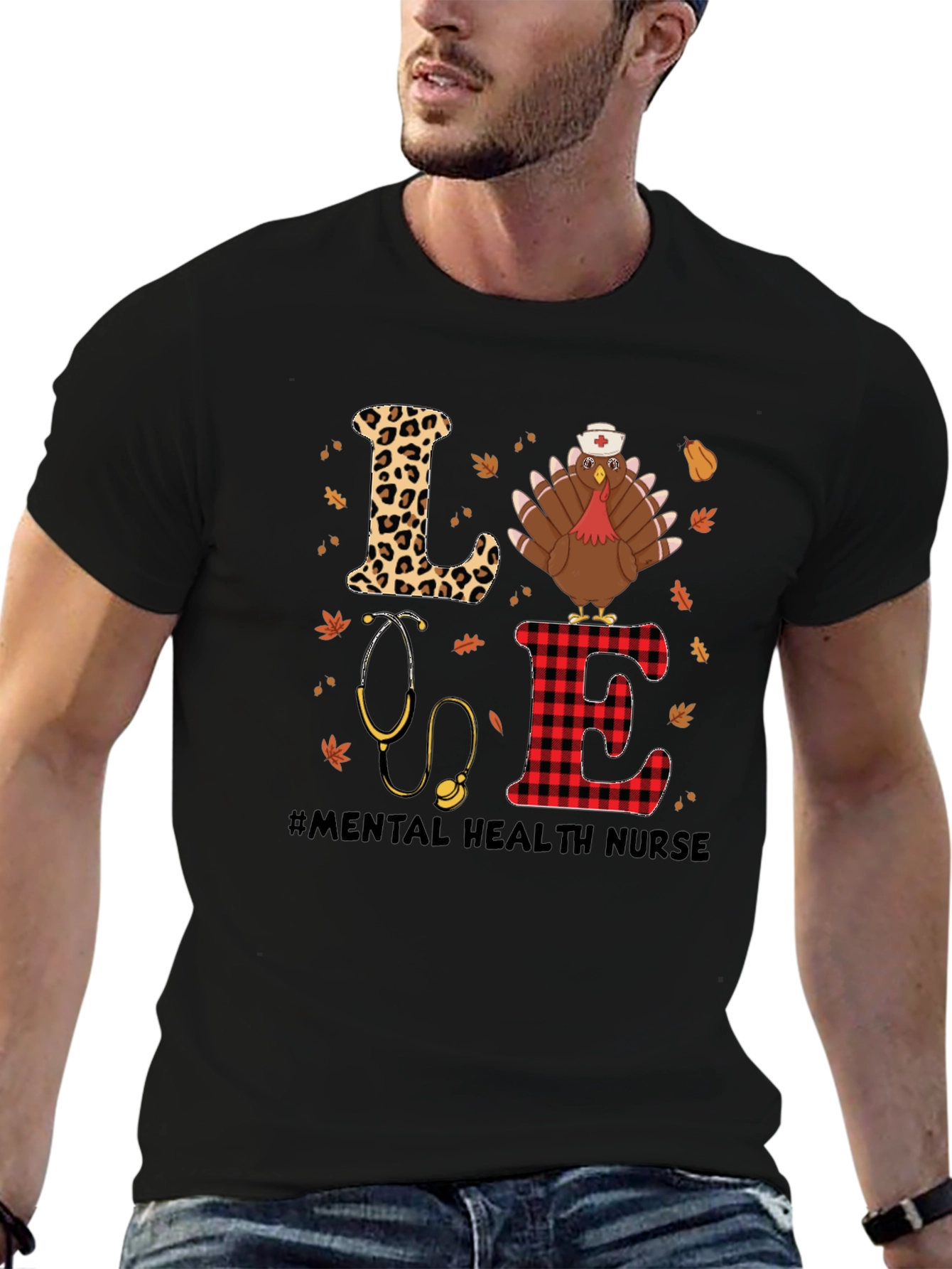Mental Health Nurse Thanksgiving T-Shirt