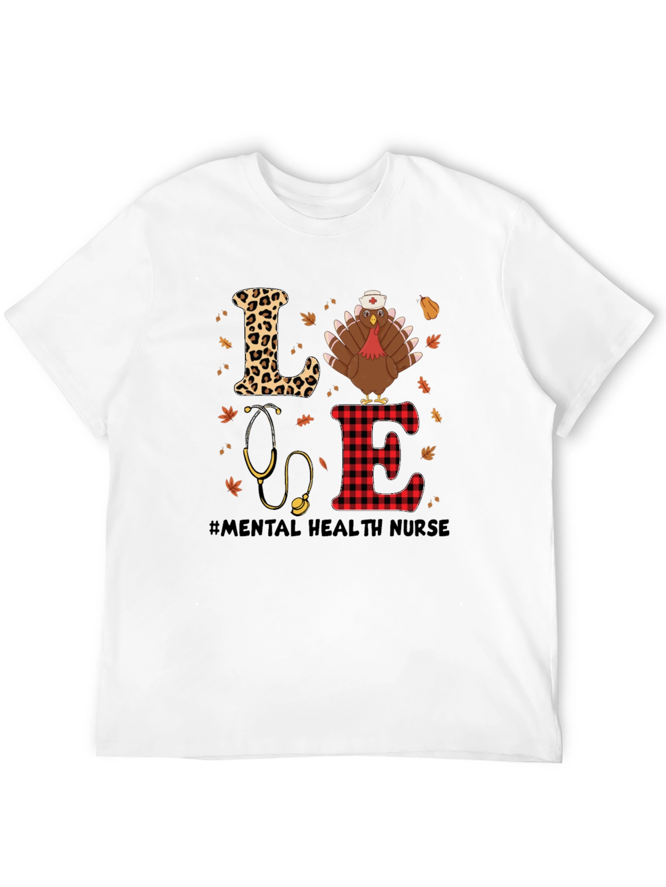 Mental Health Nurse Thanksgiving T-Shirt