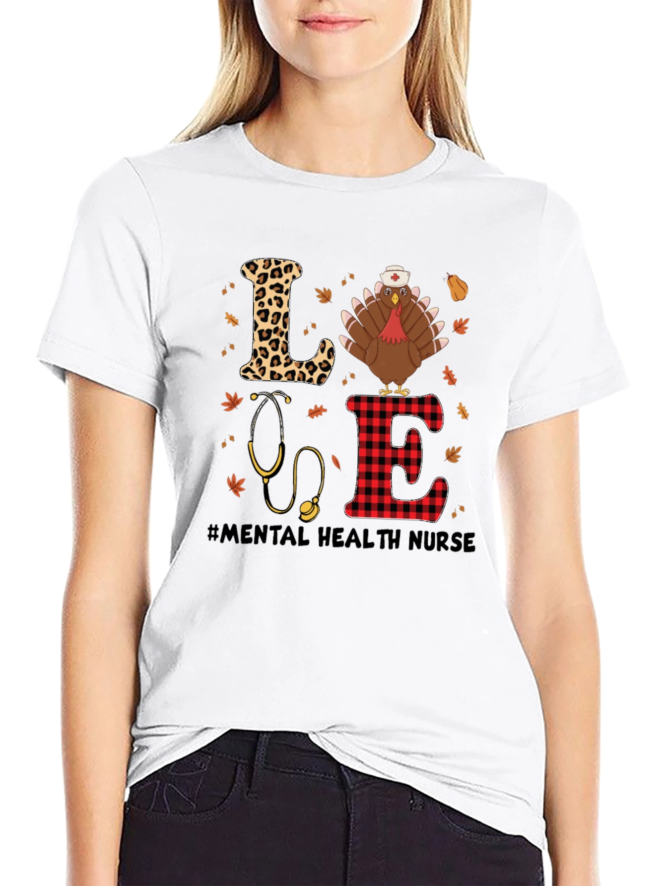 Mental Health Nurse Thanksgiving T-Shirt