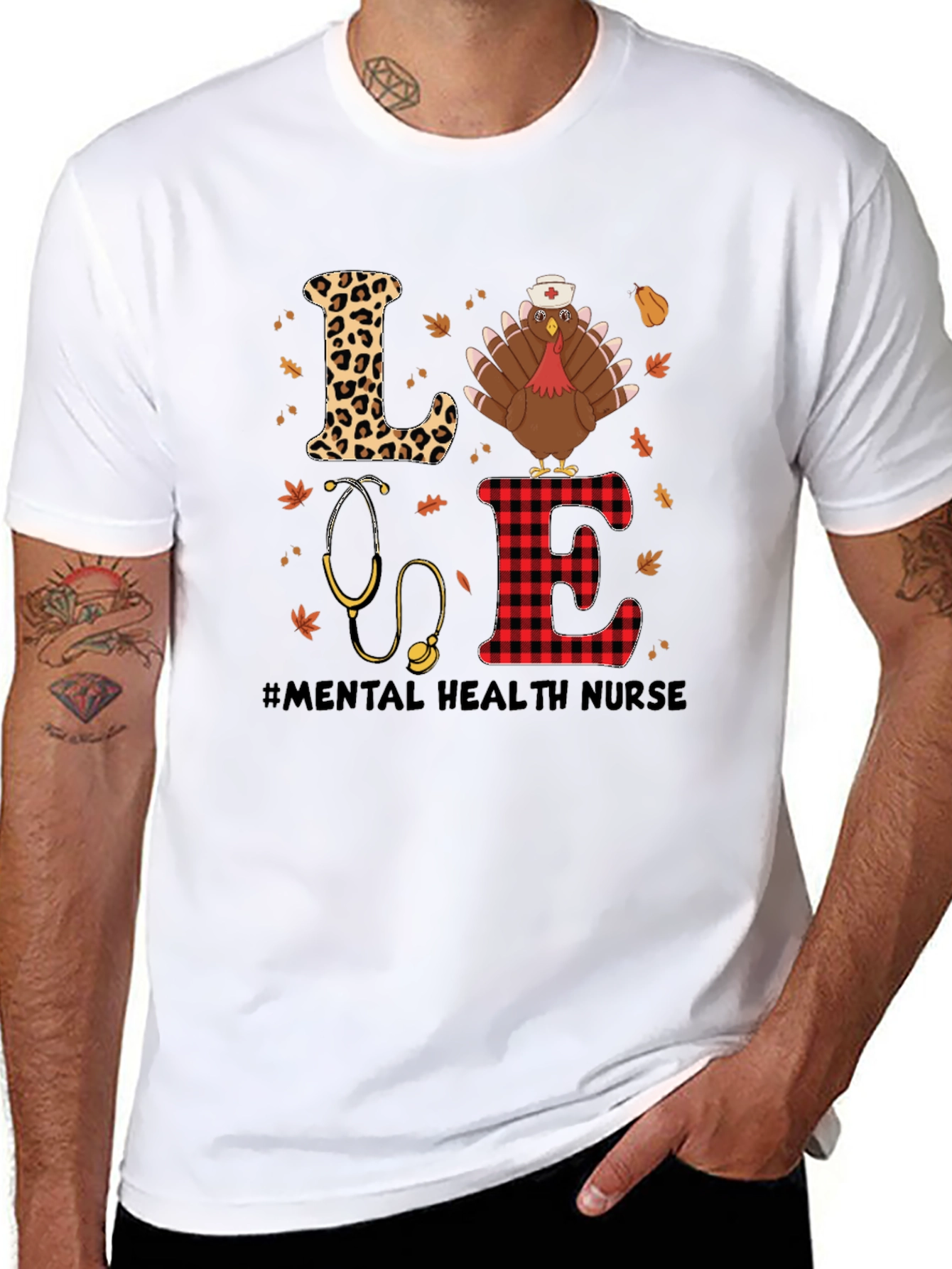 Mental Health Nurse Thanksgiving T-Shirt