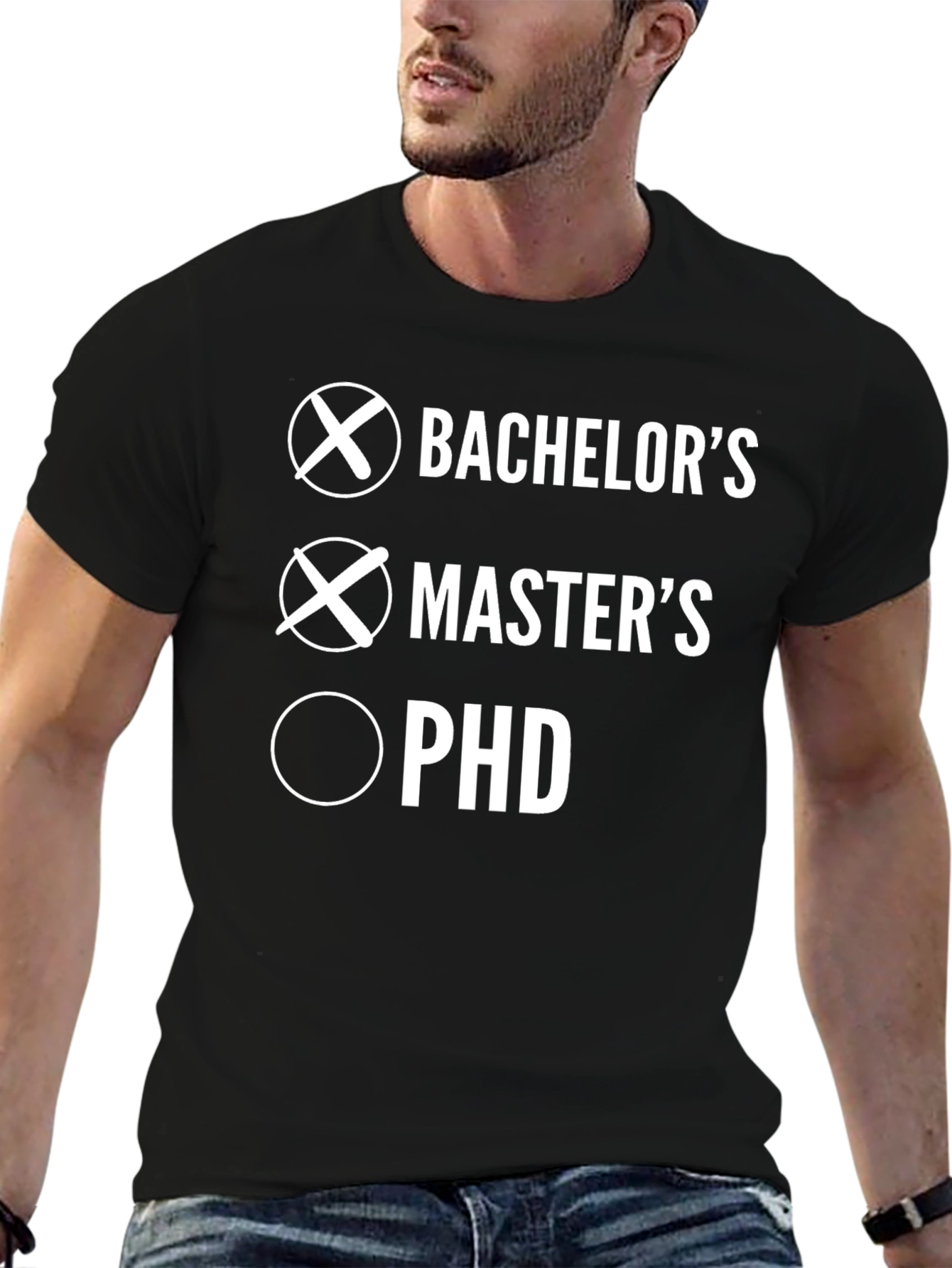 Bachelors Masters Degree Funny Grad School T-Shirt