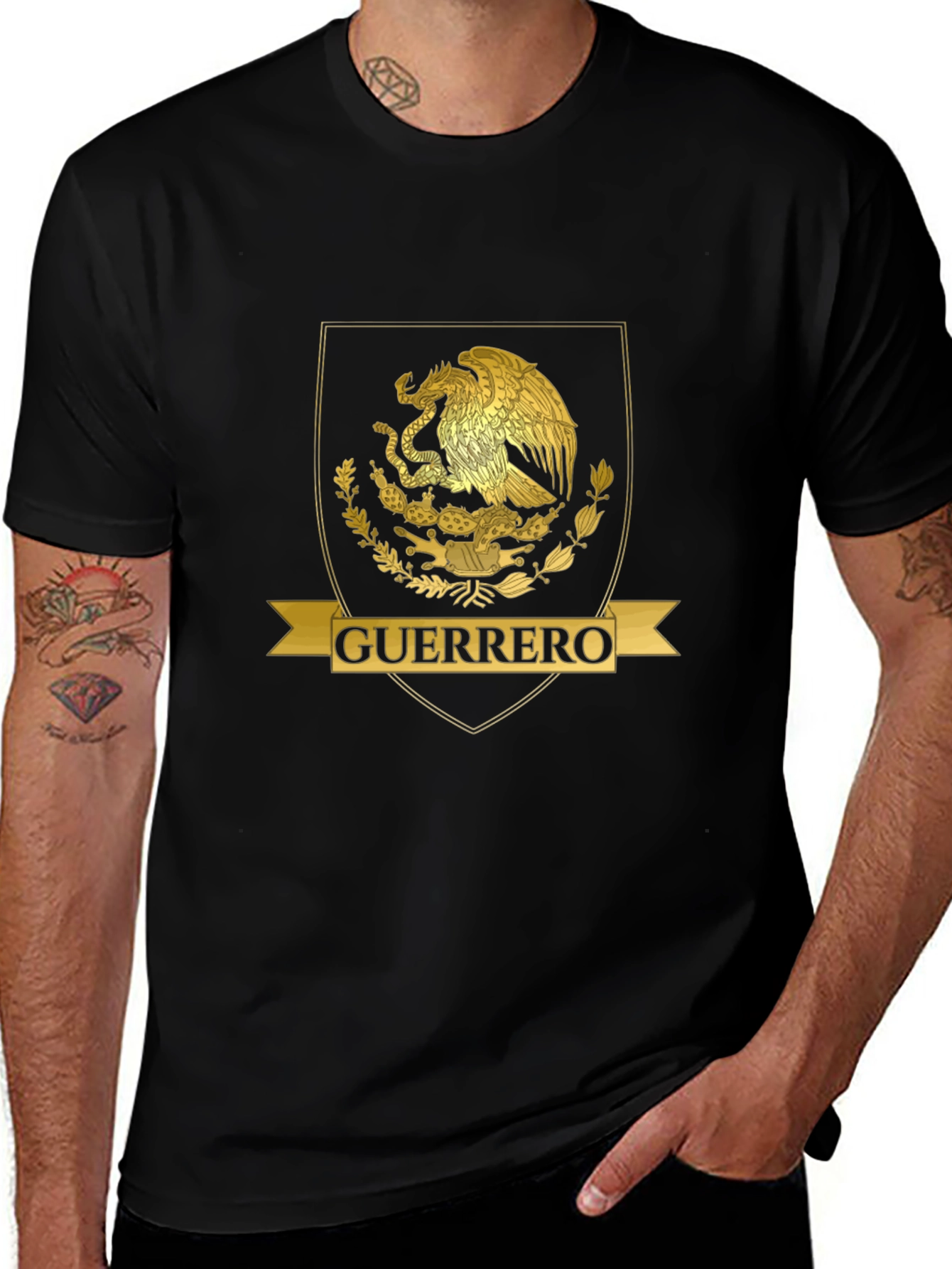 Guerrero Eagle Shield Graphic T-Shirt