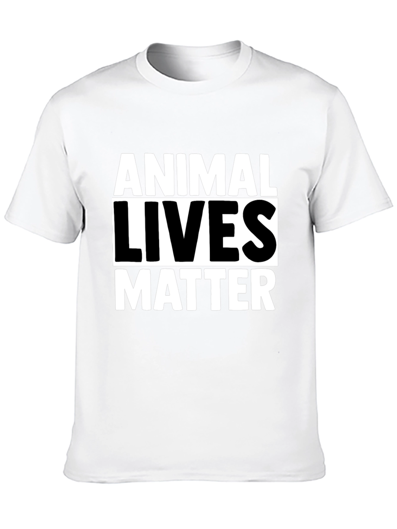 Animal Lives Matter Black Graphic Tee
