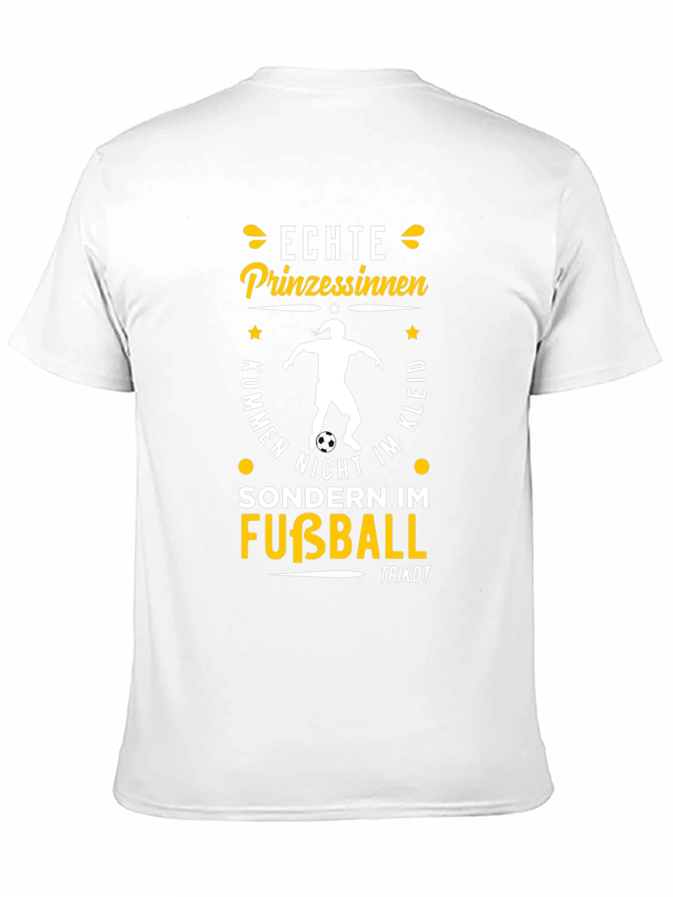 Echte Prinzessinnen Fußball T-Shirt