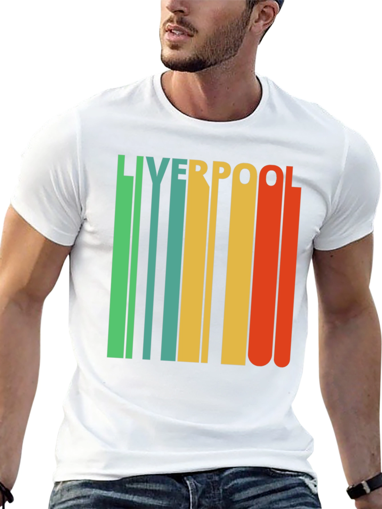Liverpool Retro Style Graphic T-Shirt