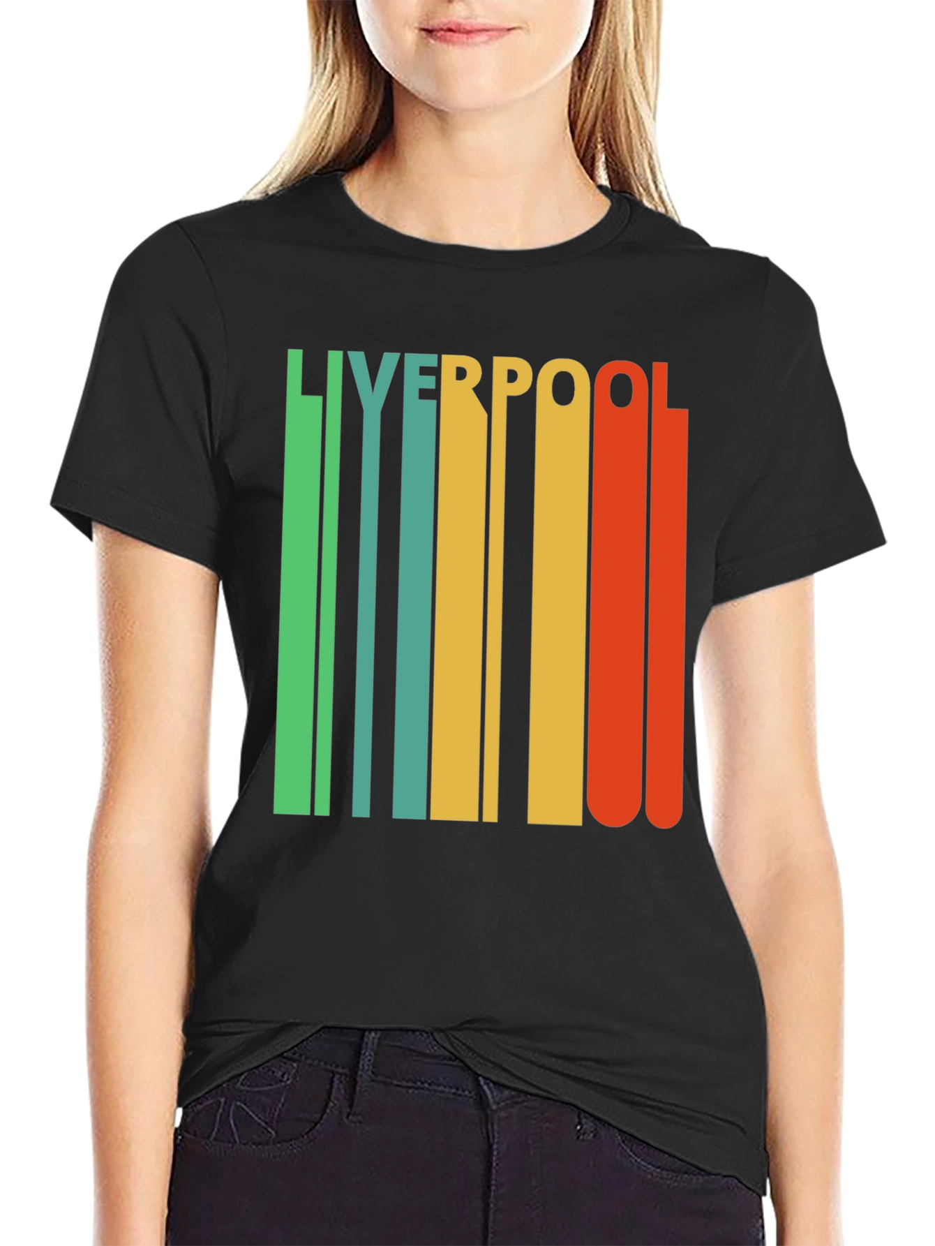 Liverpool Retro Style Graphic T-Shirt