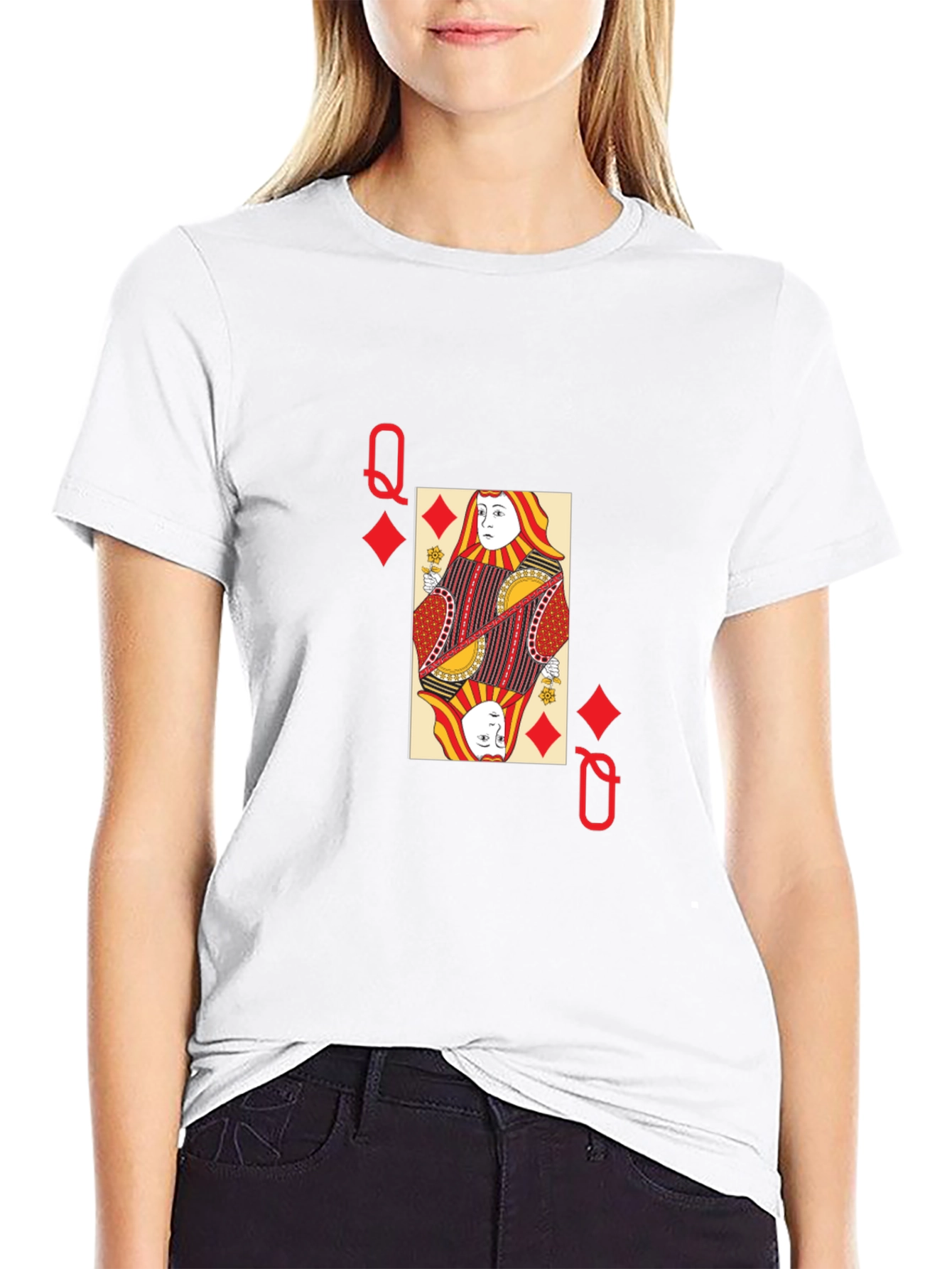 Queen of Diamonds Graphic T-Shirt