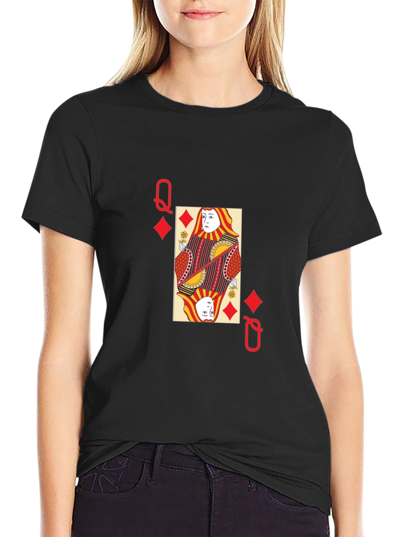 Queen of Diamonds Graphic T-Shirt