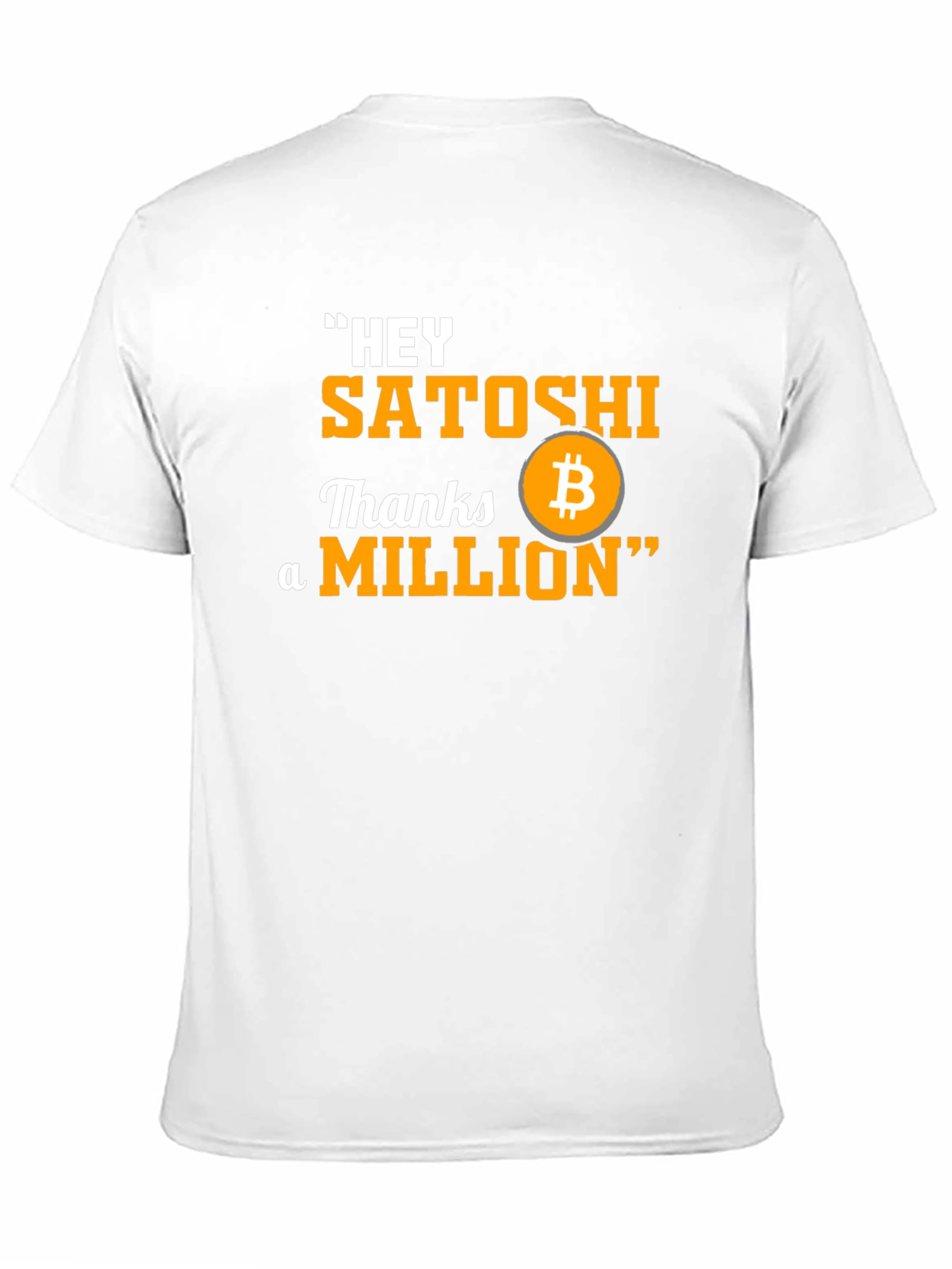 Bitcoin Hey Satoshi Graphic T-Shirt