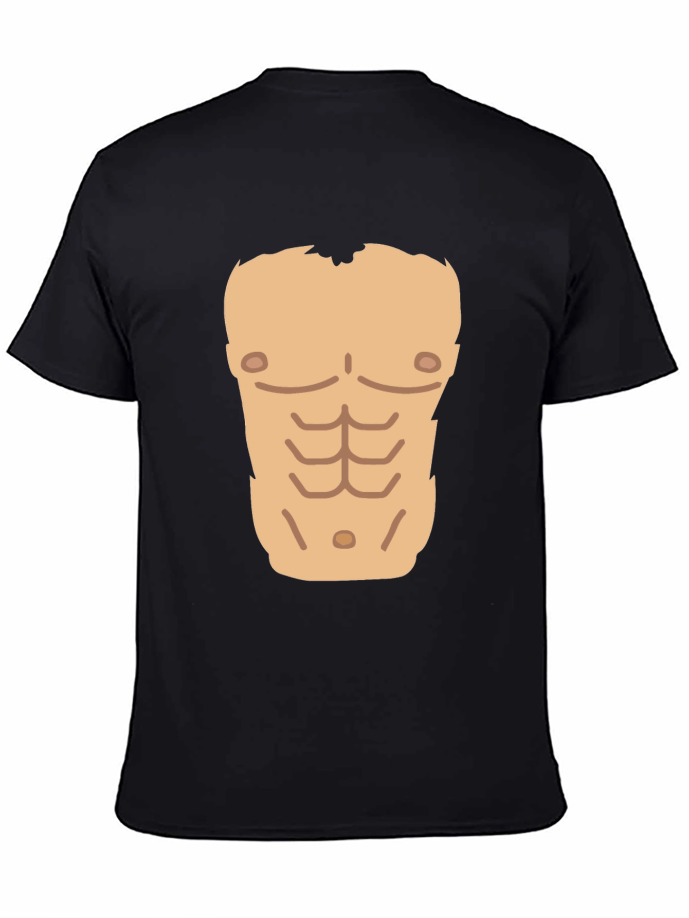 Funny Six Pack Abs T-Shirt - Novelty Graphic Tee