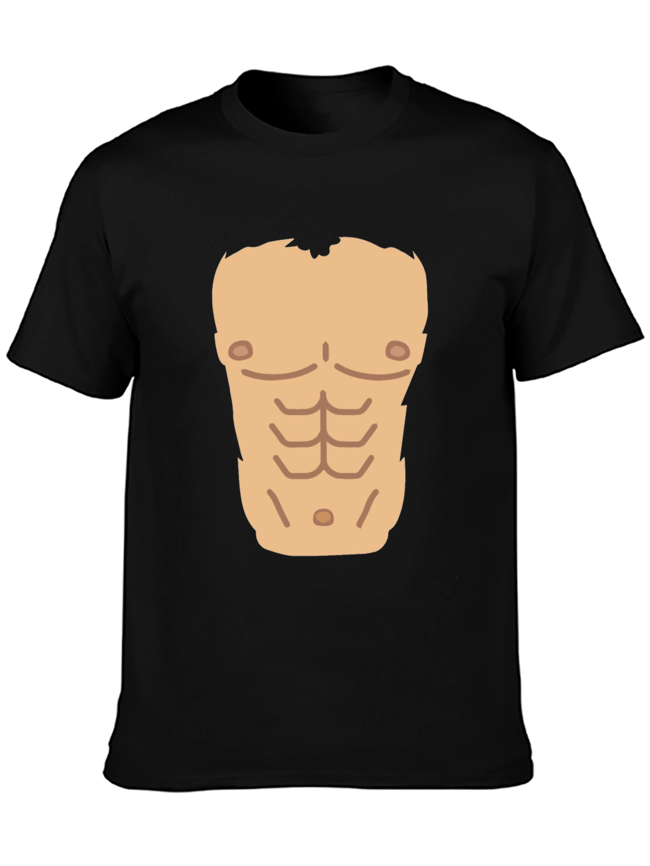 Funny Six Pack Abs T-Shirt - Novelty Graphic Tee