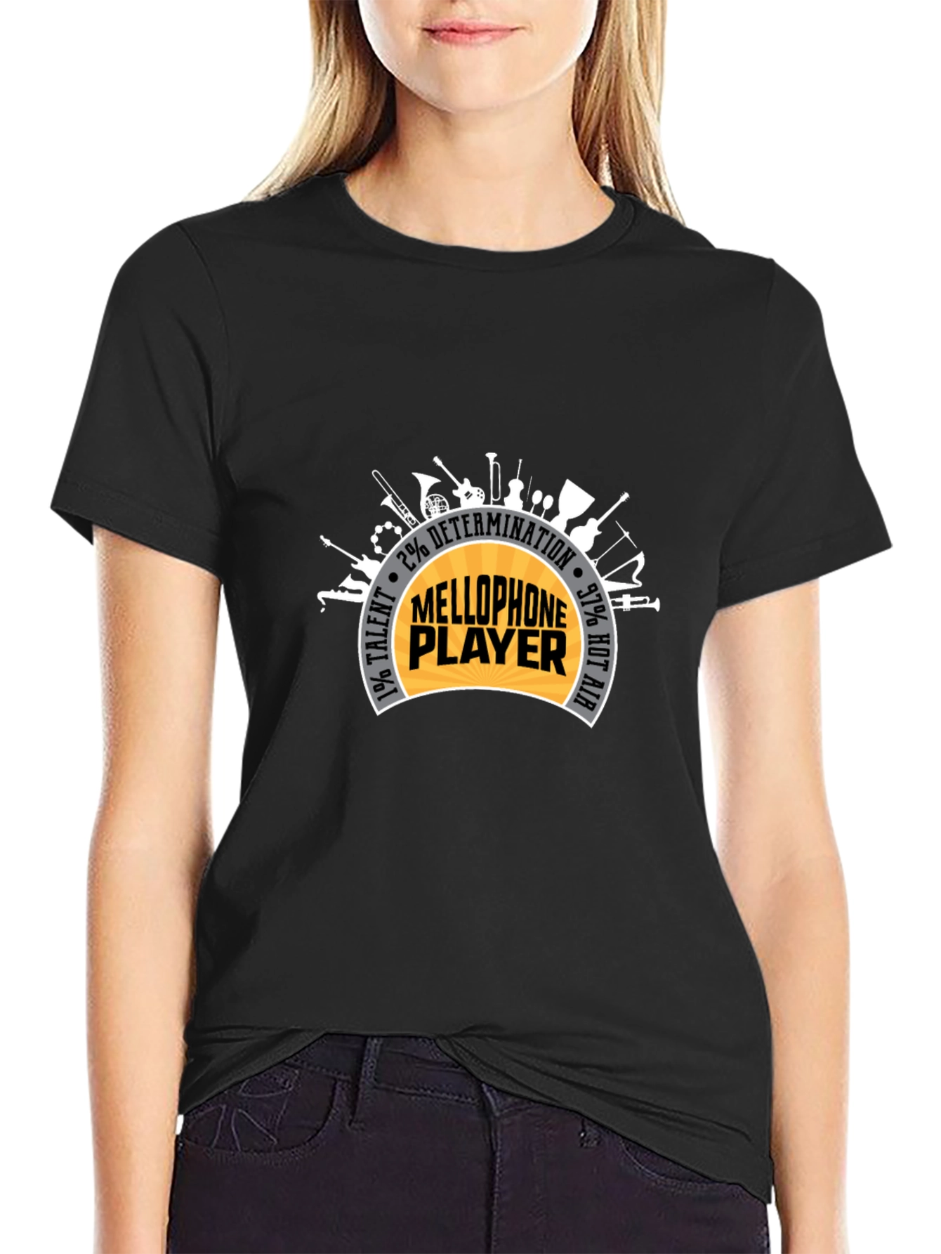 Mellophone Player Instrument Graphic T-Shirt