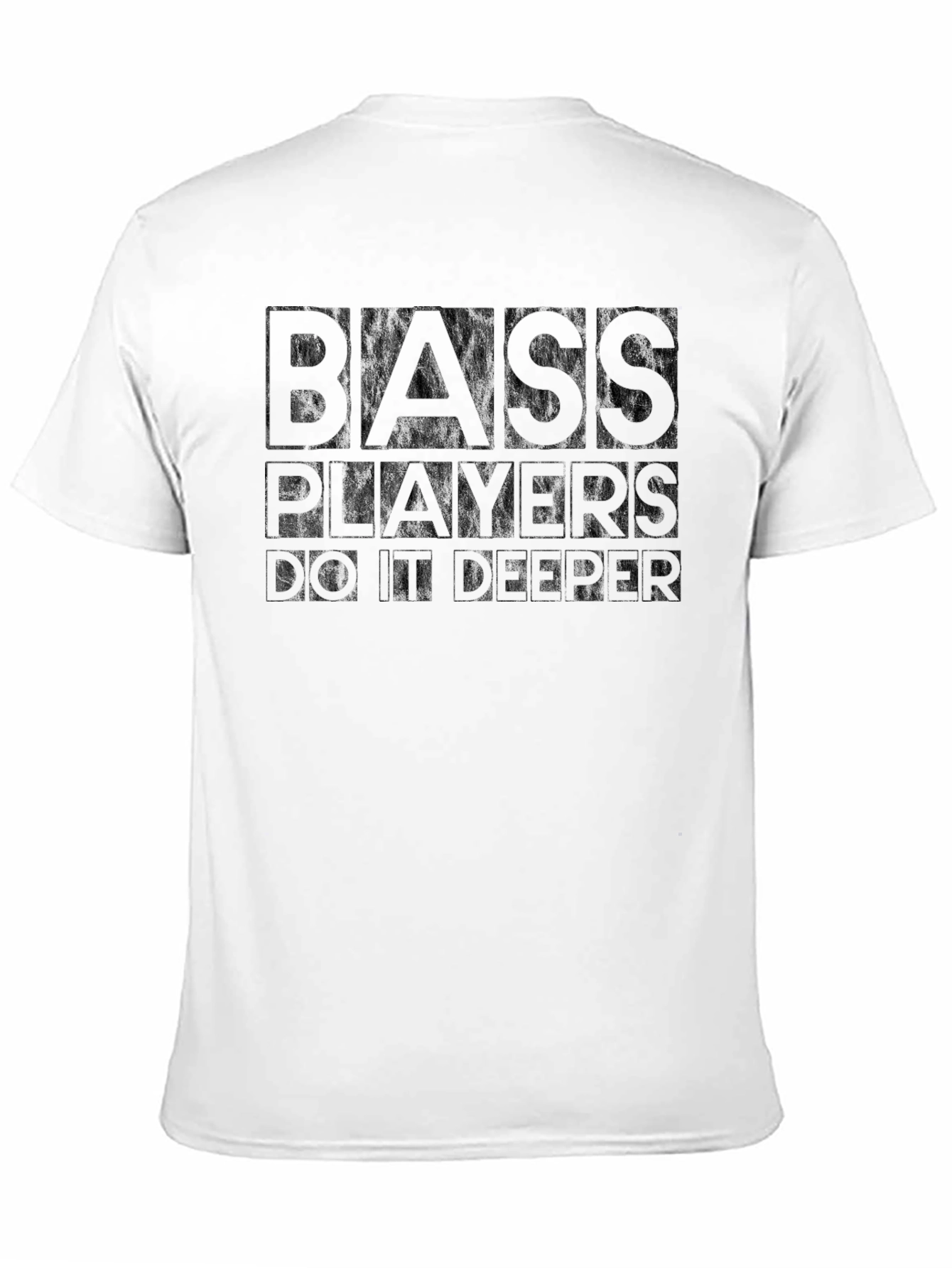 Bass Players Do It Deeper T-Shirt - Black