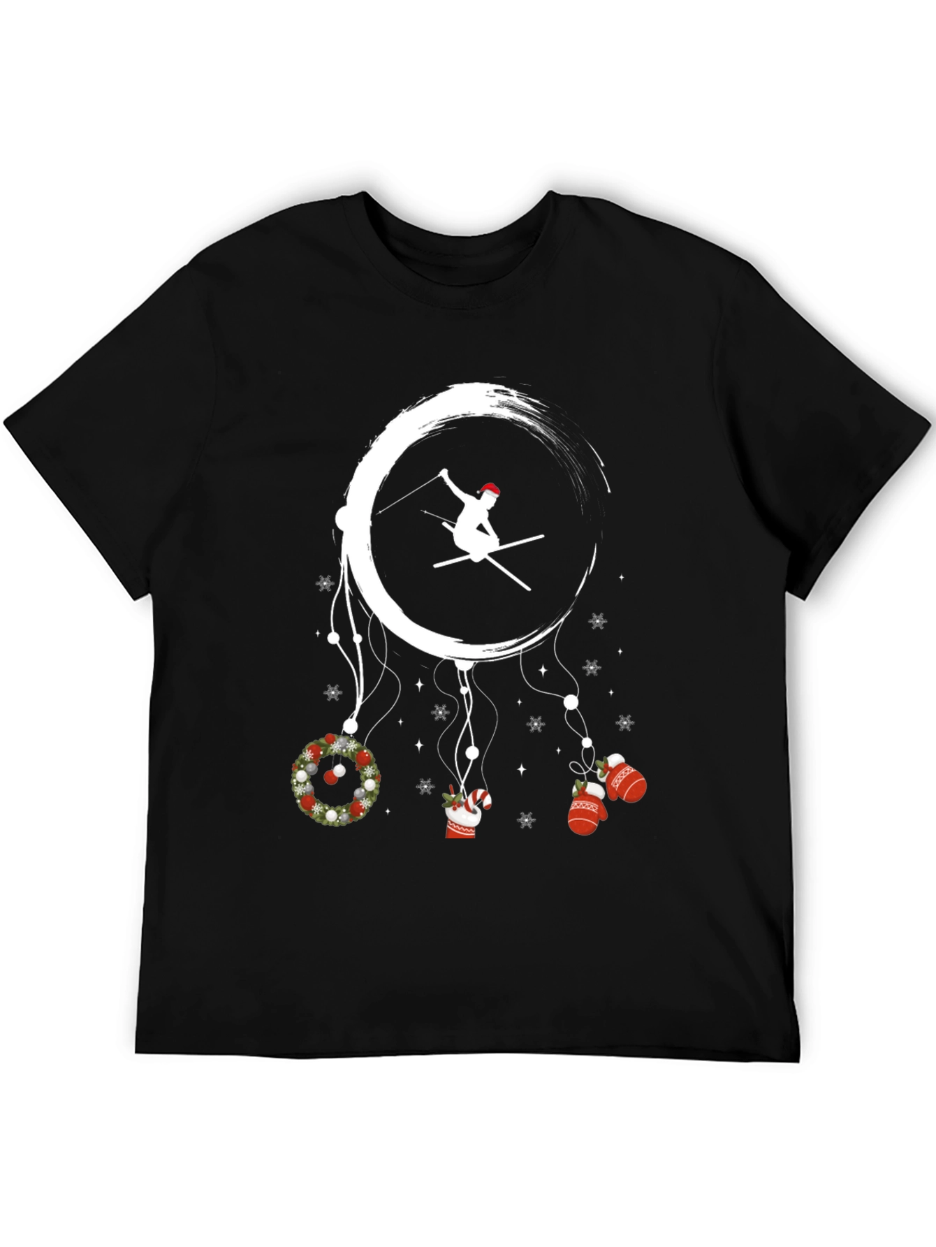 Festive Skiing Dreamcatcher T-Shirt