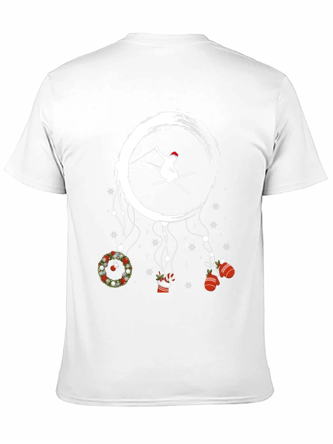 Festive Skiing Dreamcatcher T-Shirt