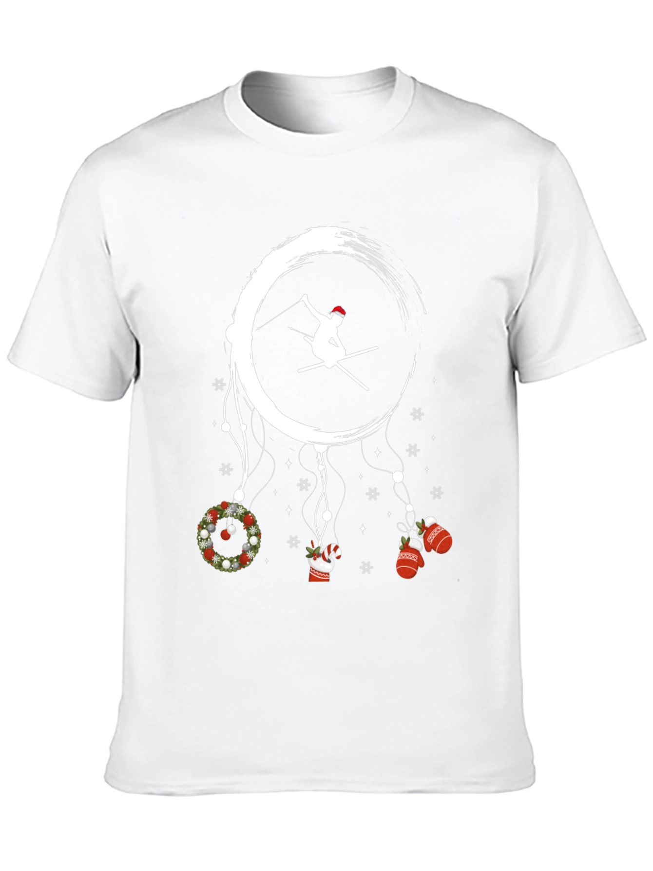 Festive Skiing Dreamcatcher T-Shirt