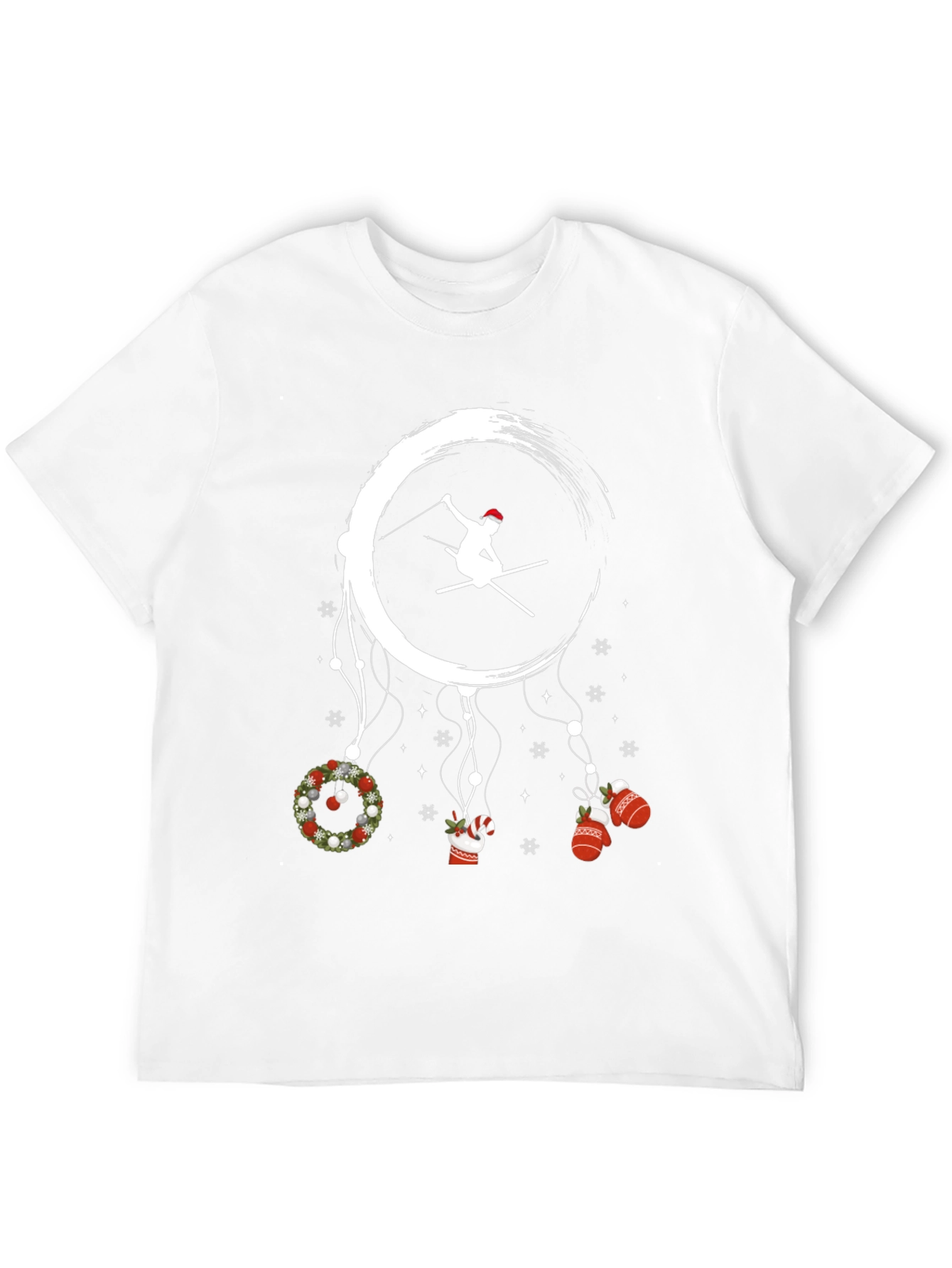 Festive Skiing Dreamcatcher T-Shirt