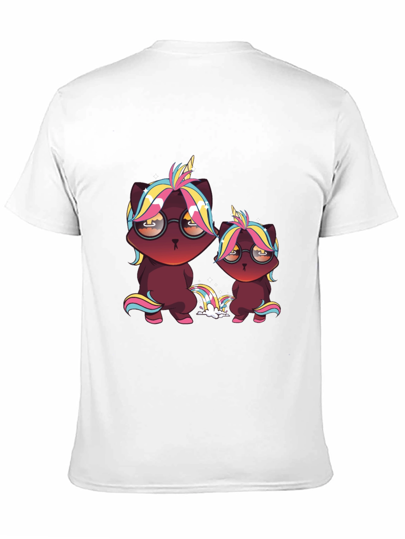 Cool Cat Unicorn Graphic Tee