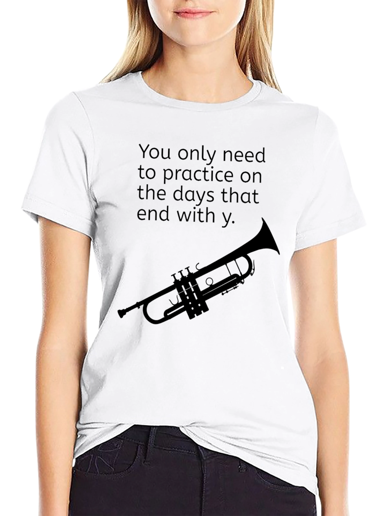 Practice Days Trumpet T-Shirt: Musician Humor Tee
