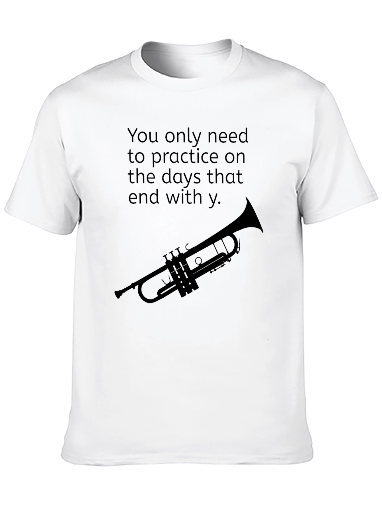 Practice Days Trumpet T-Shirt: Musician Humor Tee