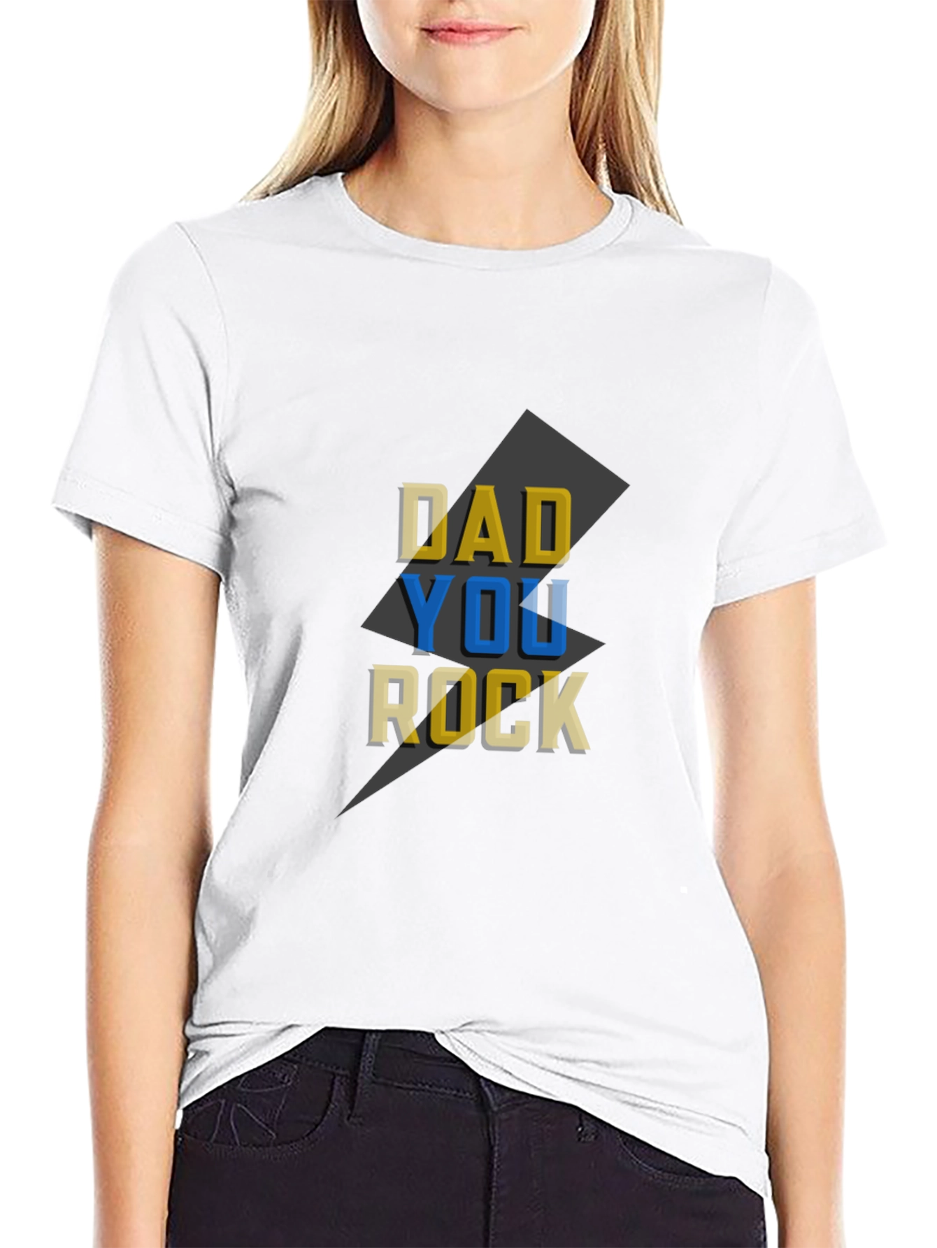 Dad You Rock Graphic T-Shirt - Fathers Day Gift