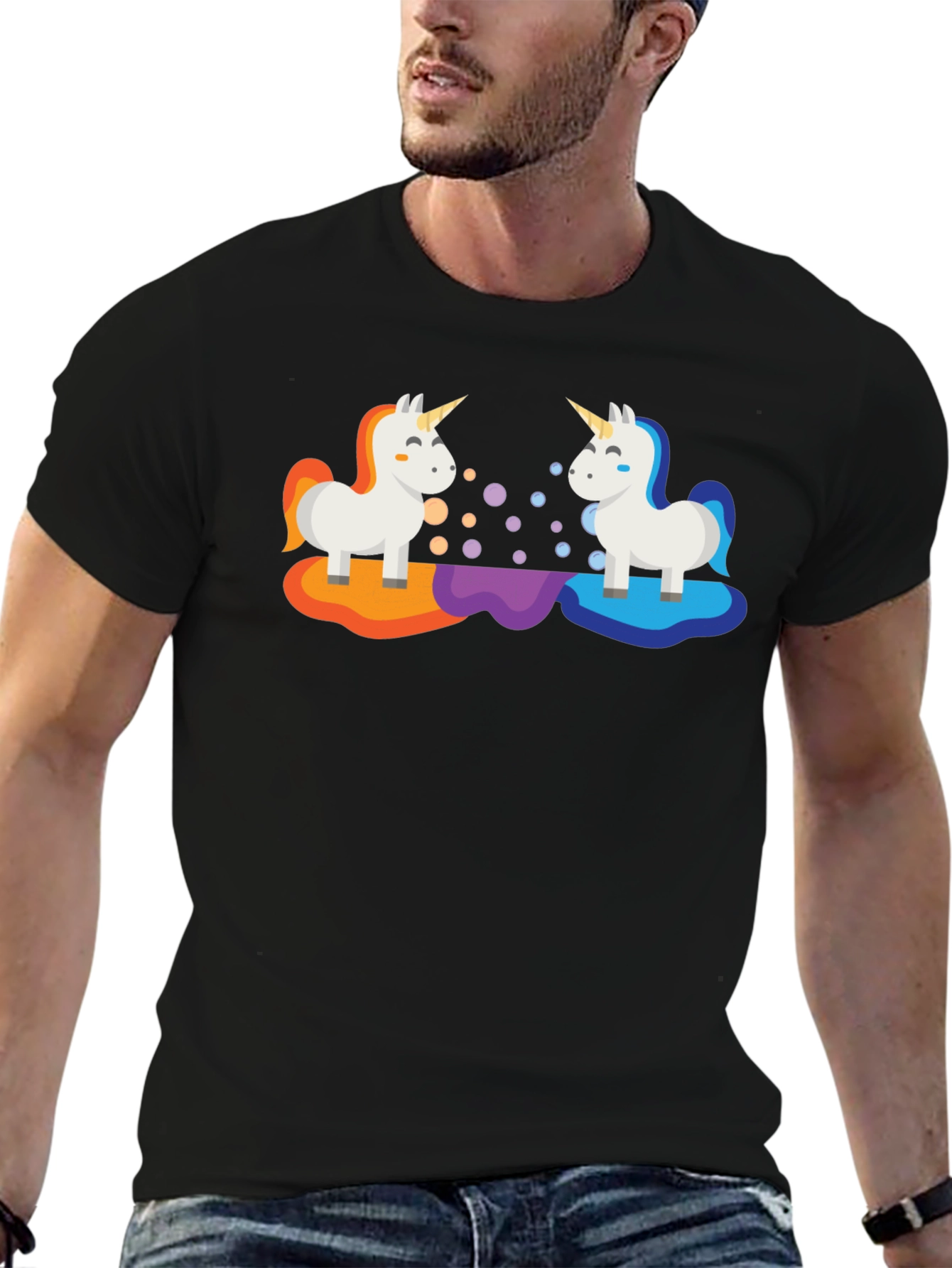 Unicorn T-Shirt: Rainbow Magic Graphic Tee